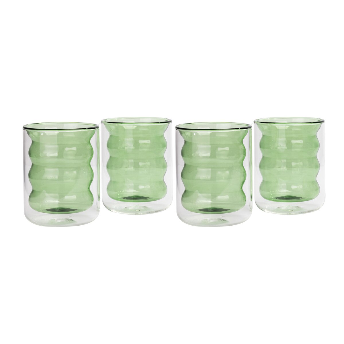 Waves Water Glass - Set of 4