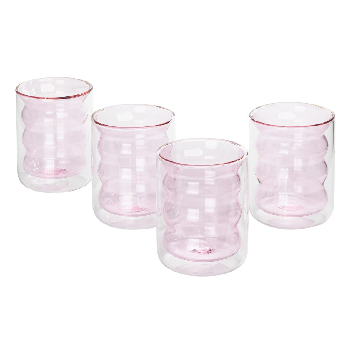 Waves Water Glass - Set of 4