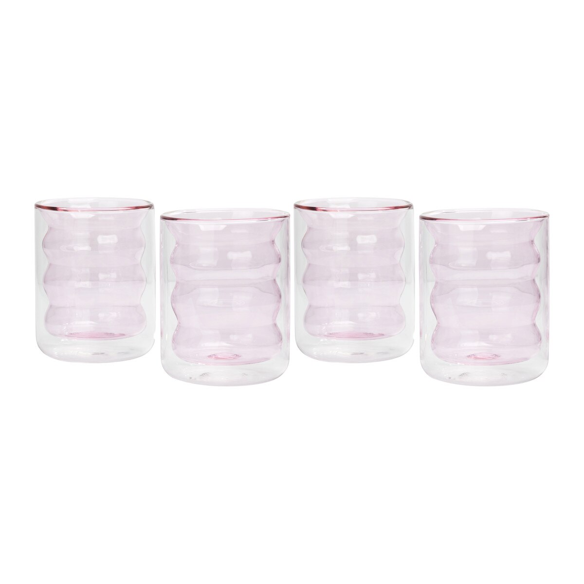 Waves Water Glass - Set of 4