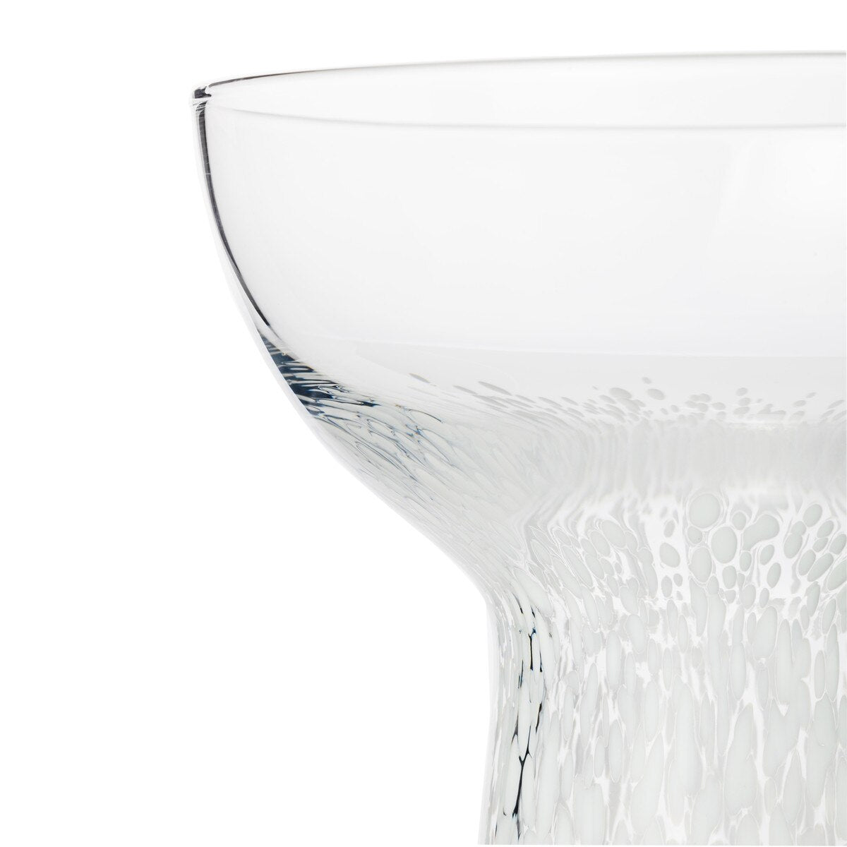 Verre à cocktail Dottie Clear White Dots - Lot de 4