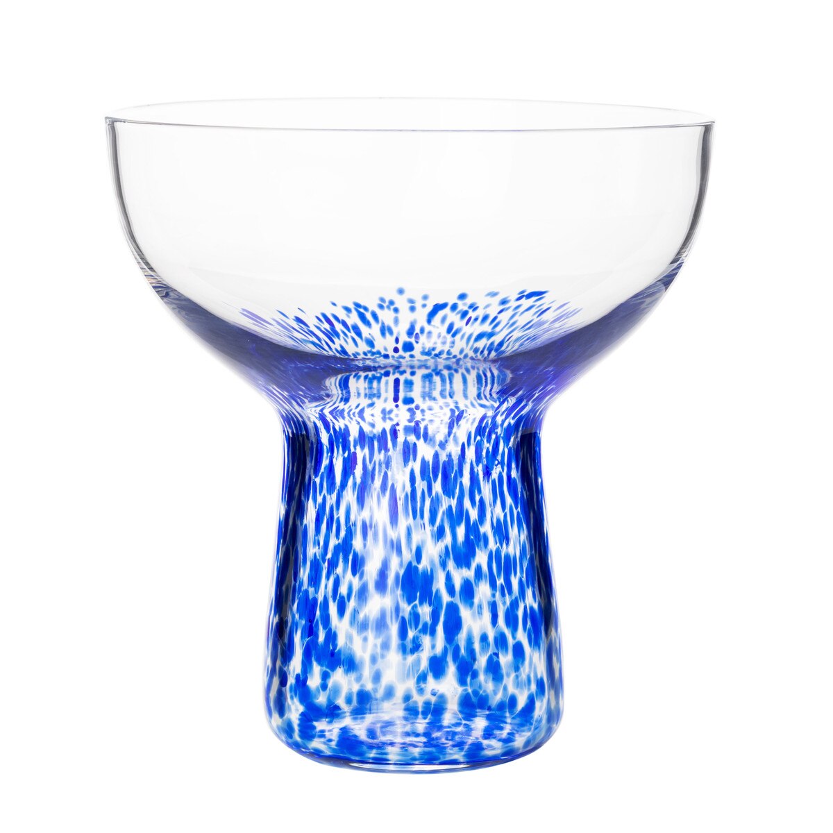 Dottie Blue Dots Cocktail Glass - Set of 4