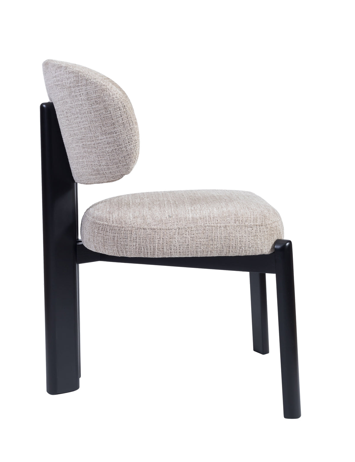 Thomas Dining Chair Light Grey Fabric