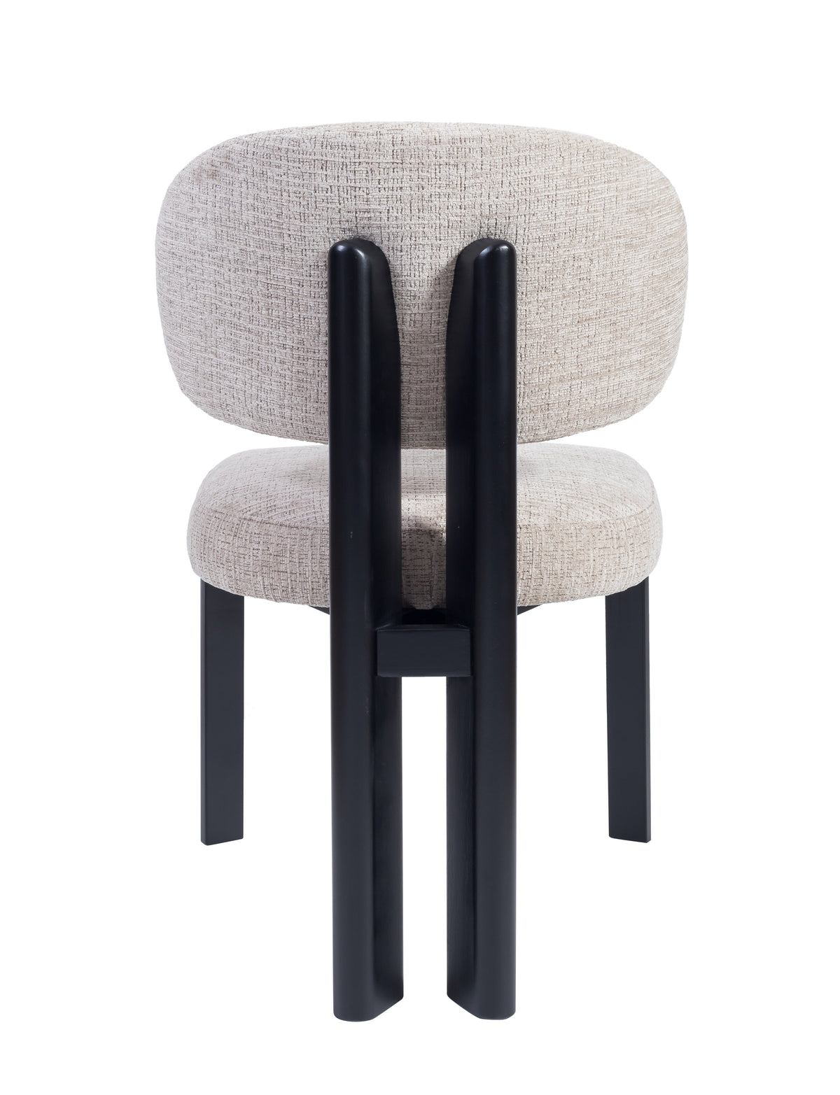 Thomas Dining Chair Light Grey Fabric