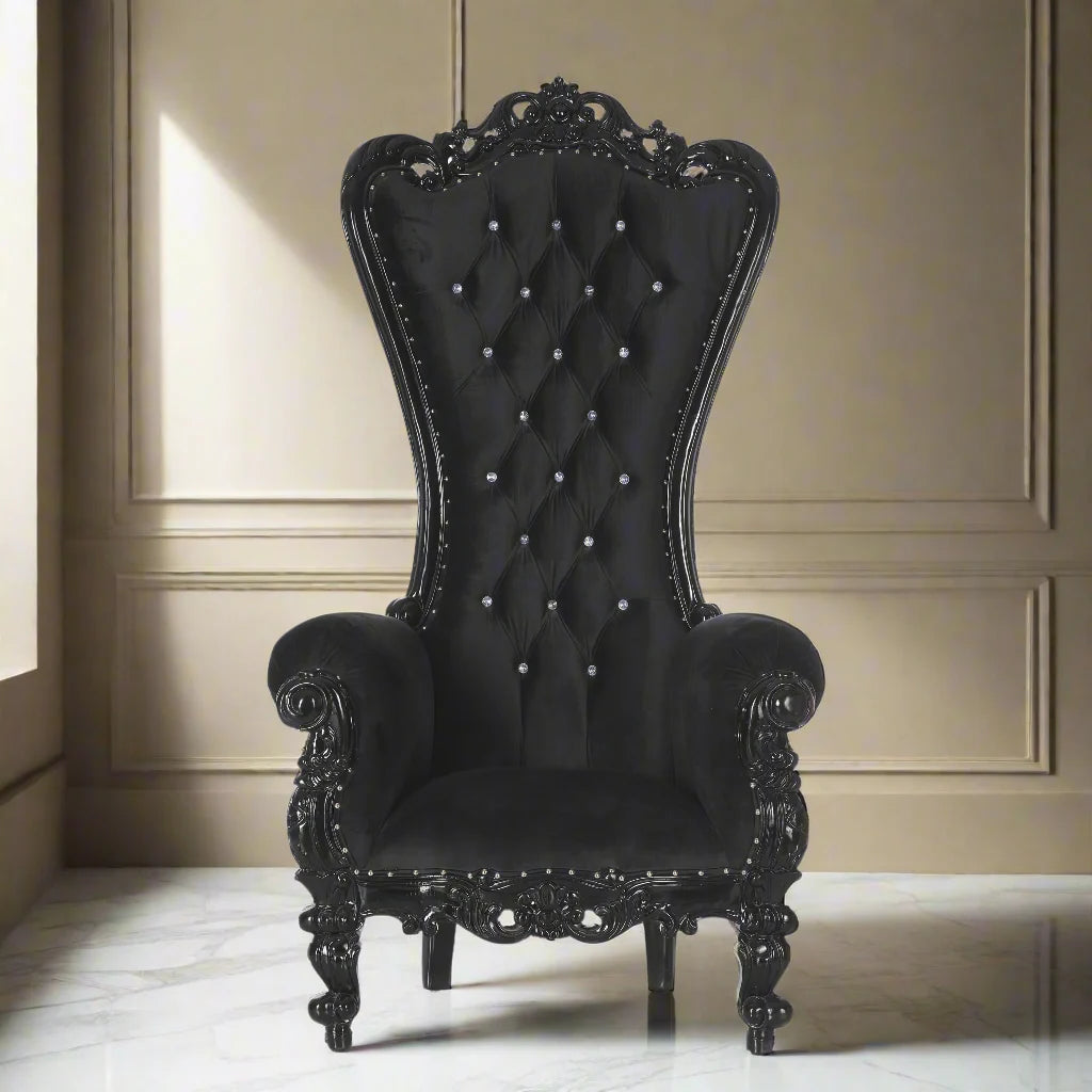 Chloe Throne Chair - Velvet