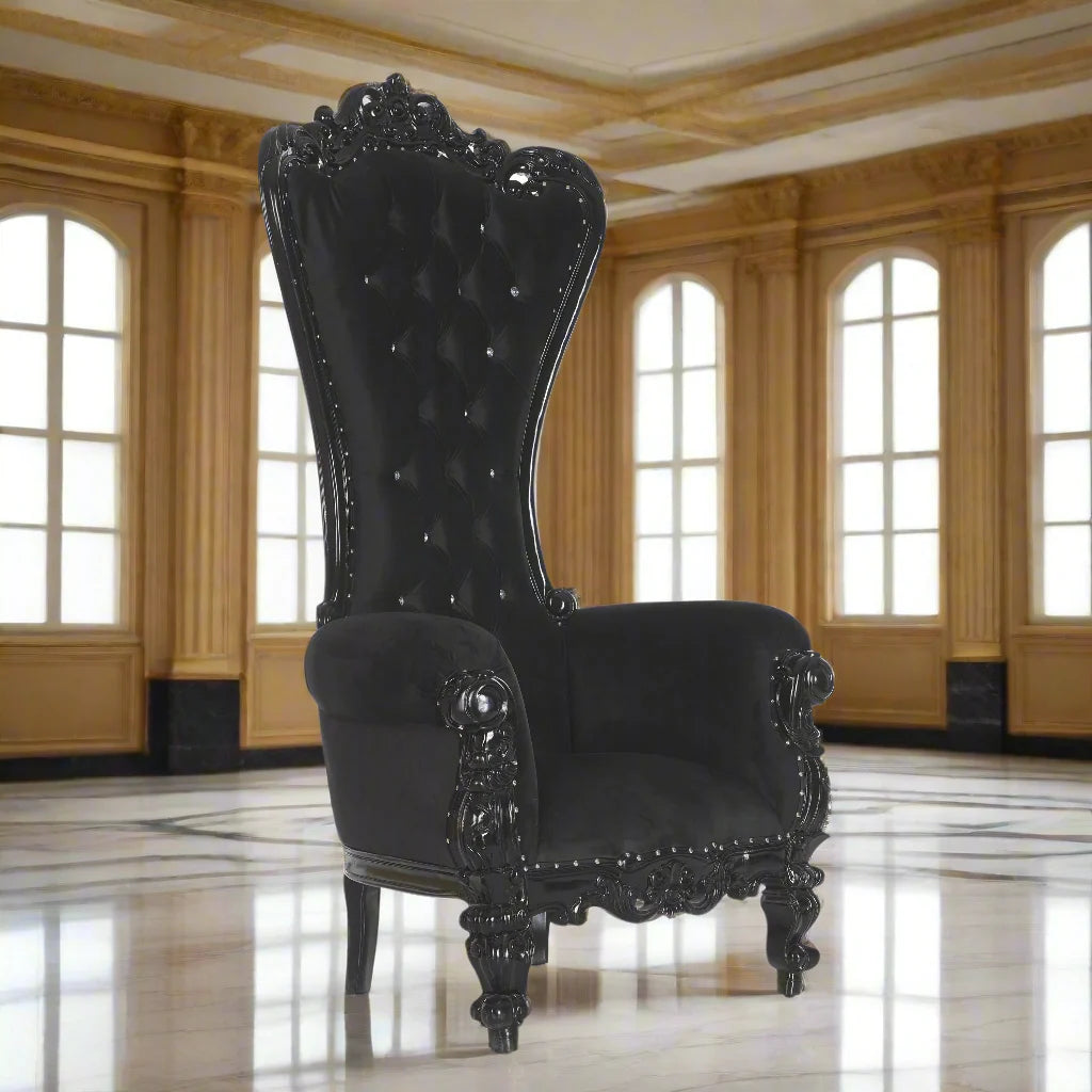 Chloe Throne Chair - Velvet