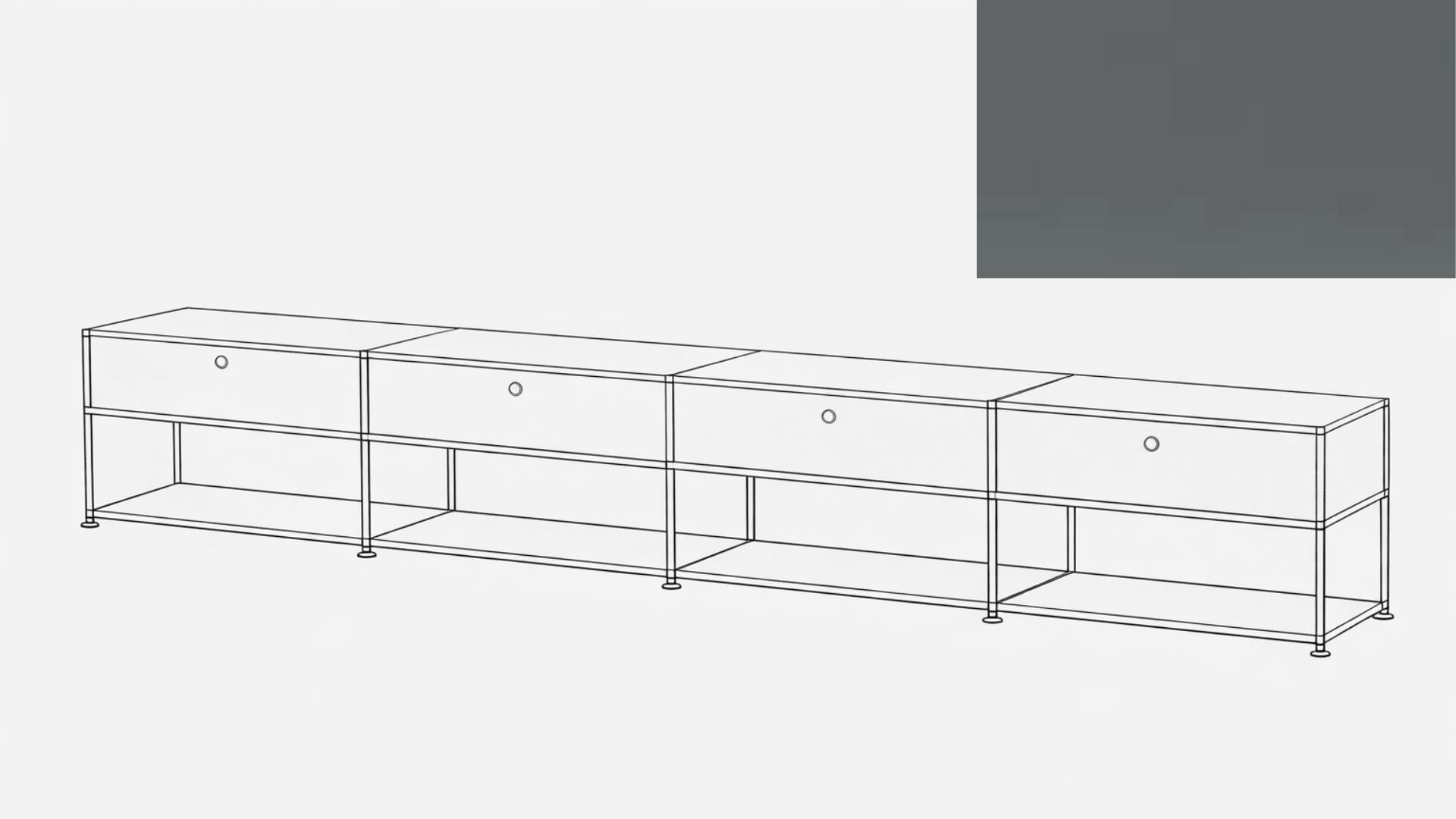 Crédence USM Haller