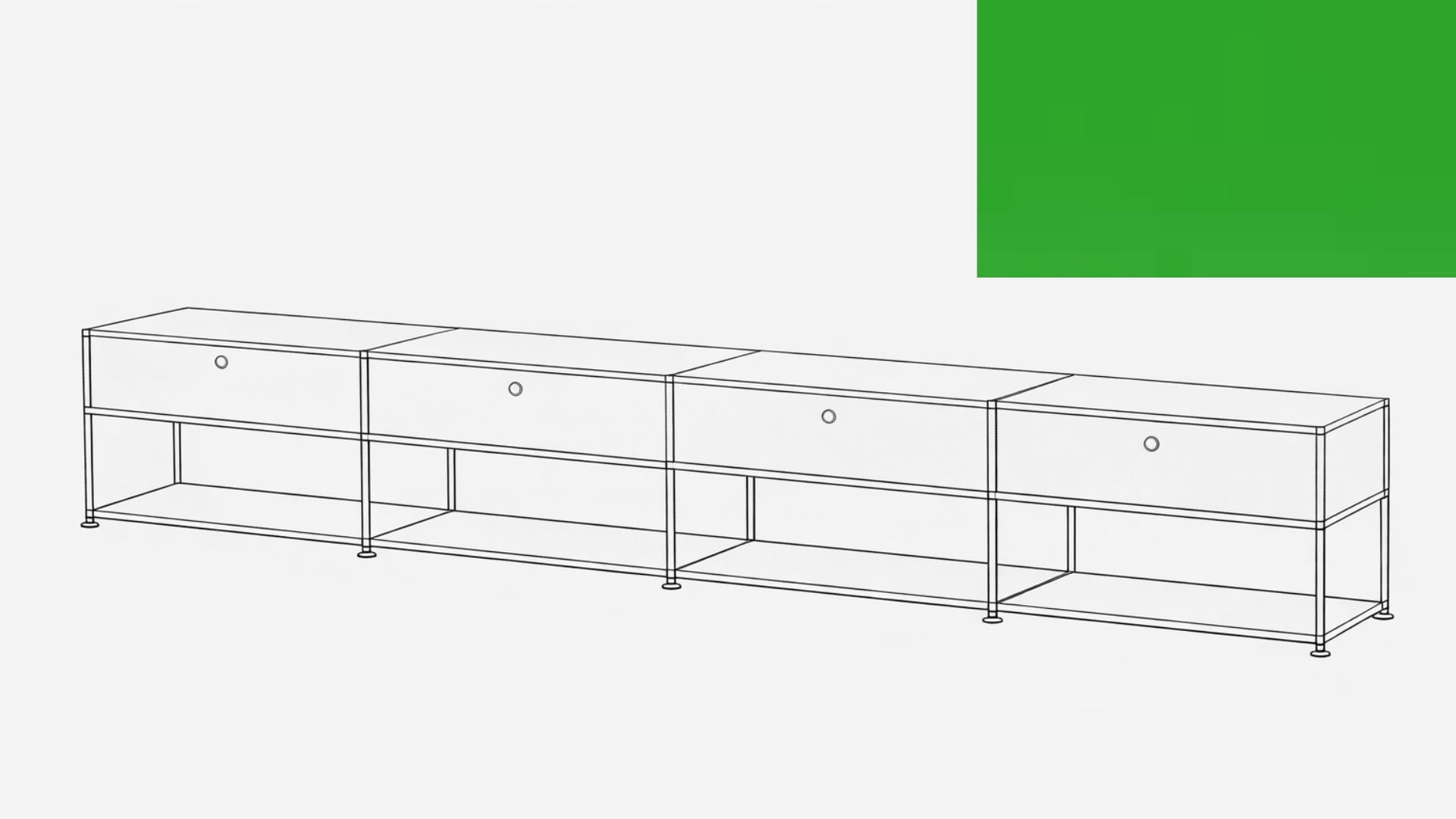 Crédence USM Haller