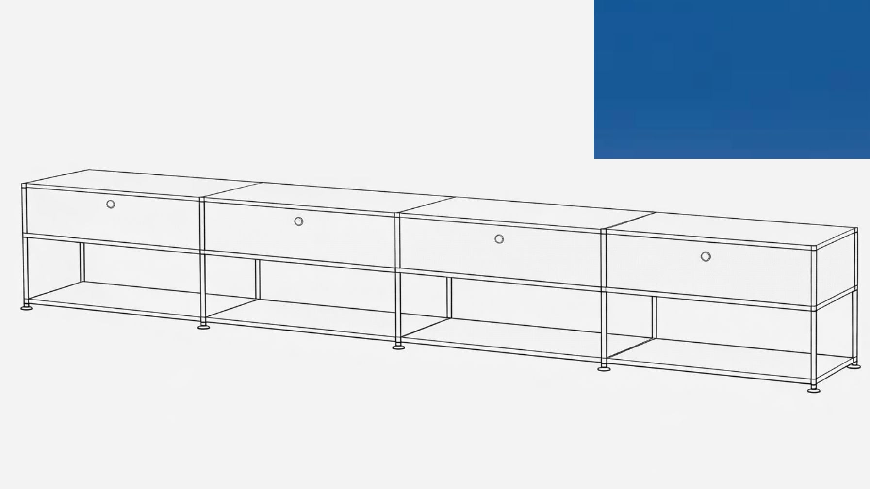 USM Haller Open Media Console