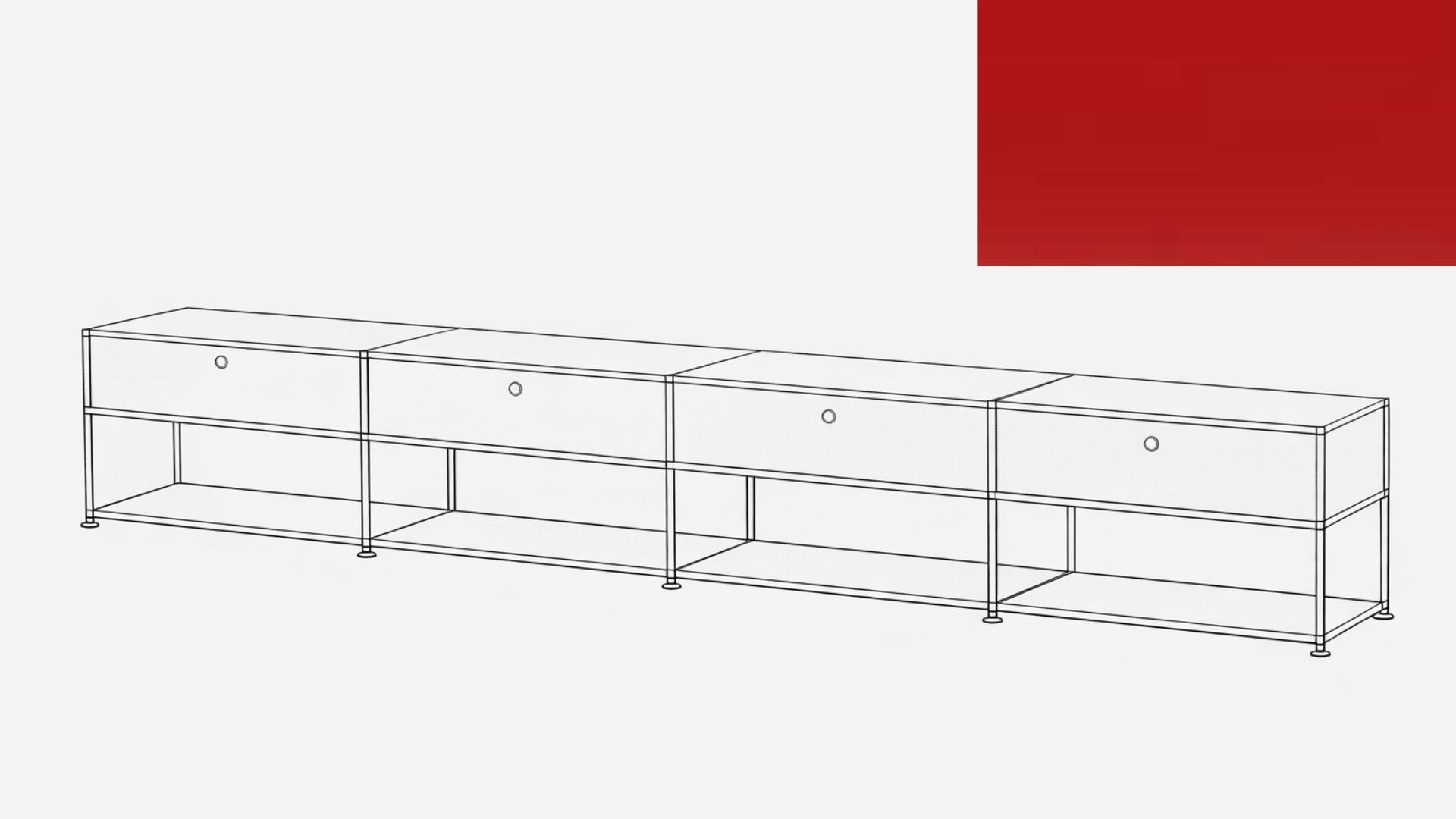 Crédence USM Haller