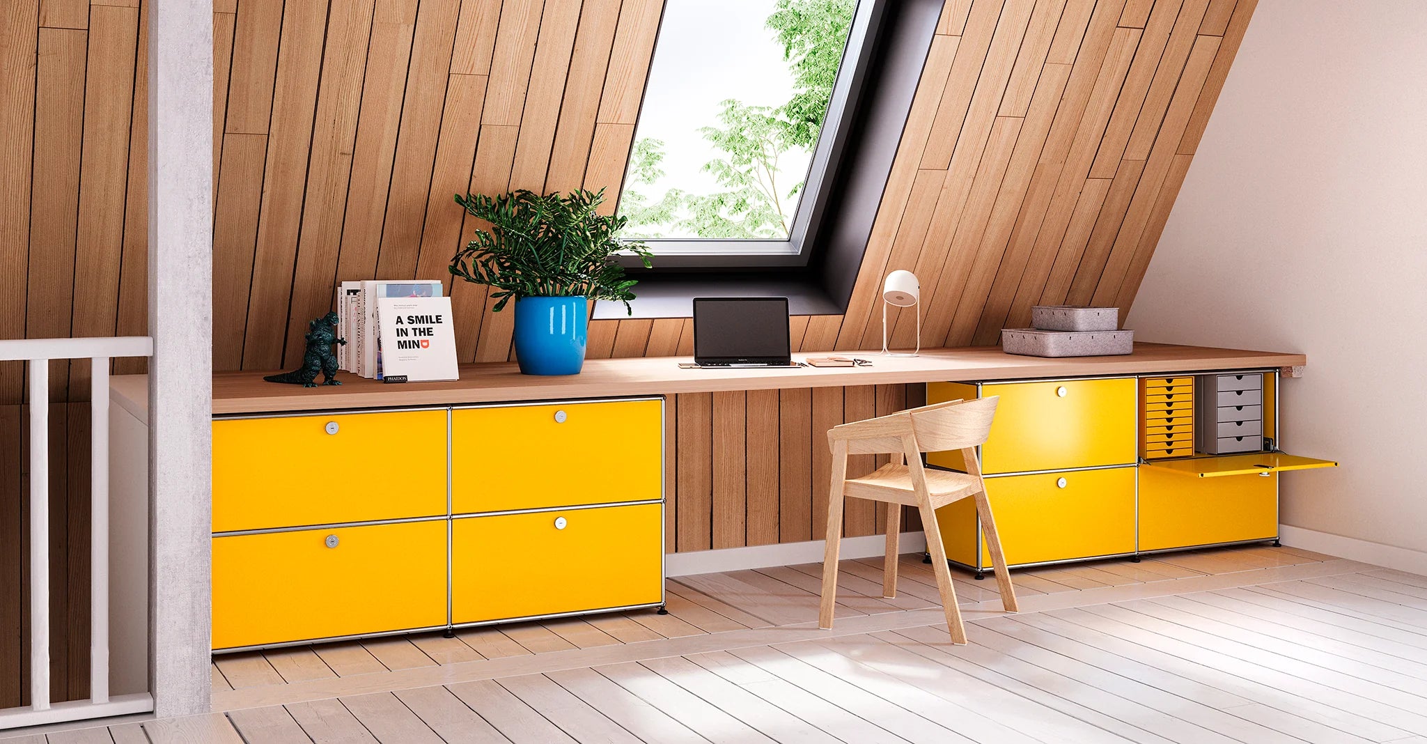 USM Haller E2F Double File Credenza