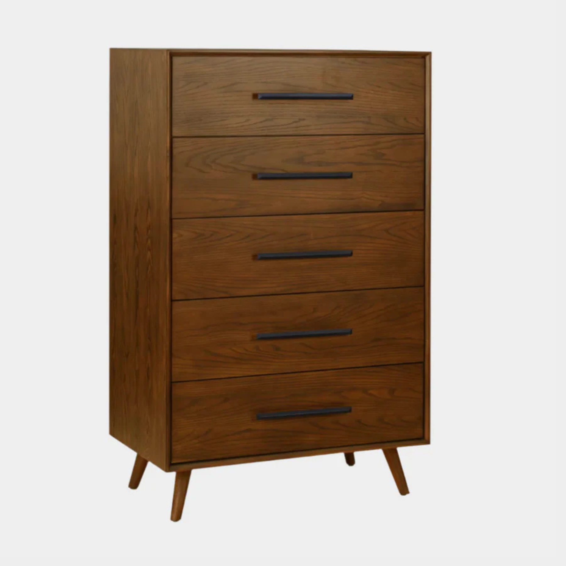 Emery Pecan 5 Drawer Chest