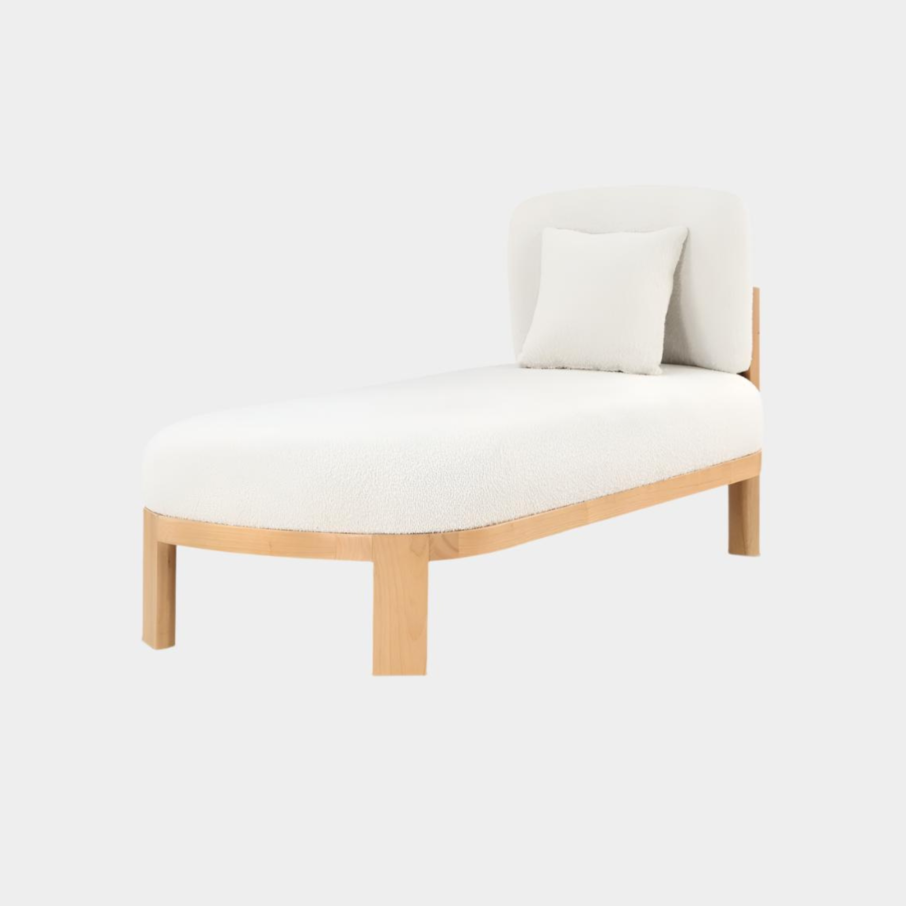 Maybourne Boucle Fabric Chaise / Bench