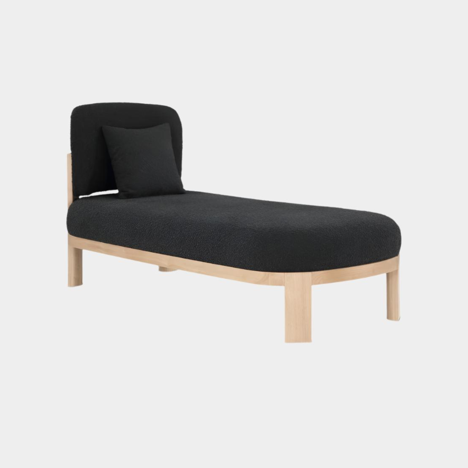 Maybourne Boucle Fabric Chaise / Bench