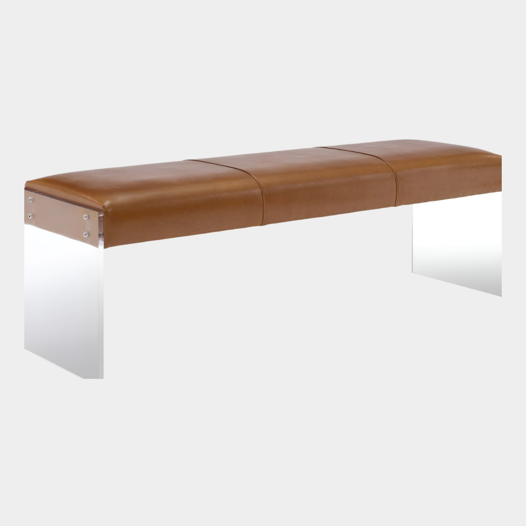 Envy  Performane Vegan Leather and Acrylic Bench