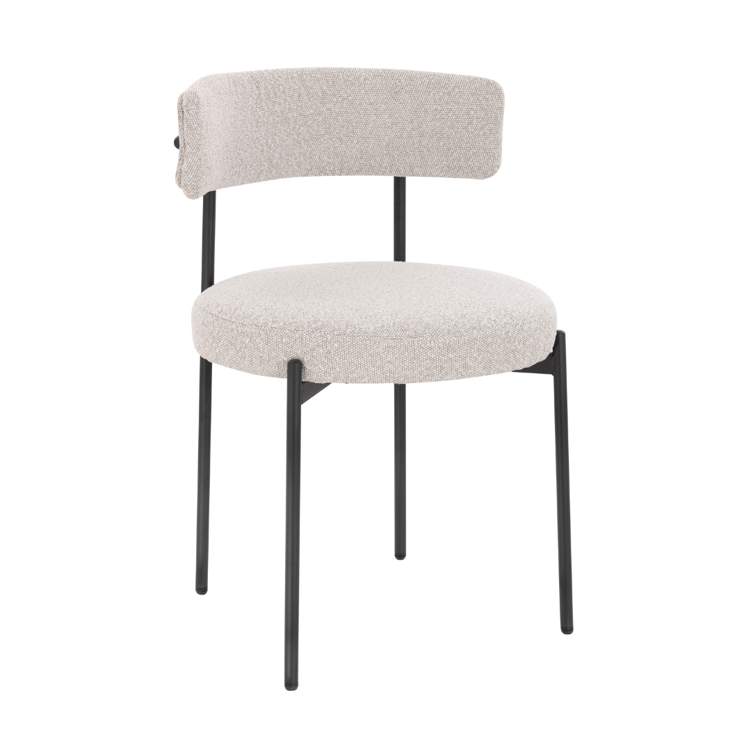 Libera Inesse Boucle Dining Chair