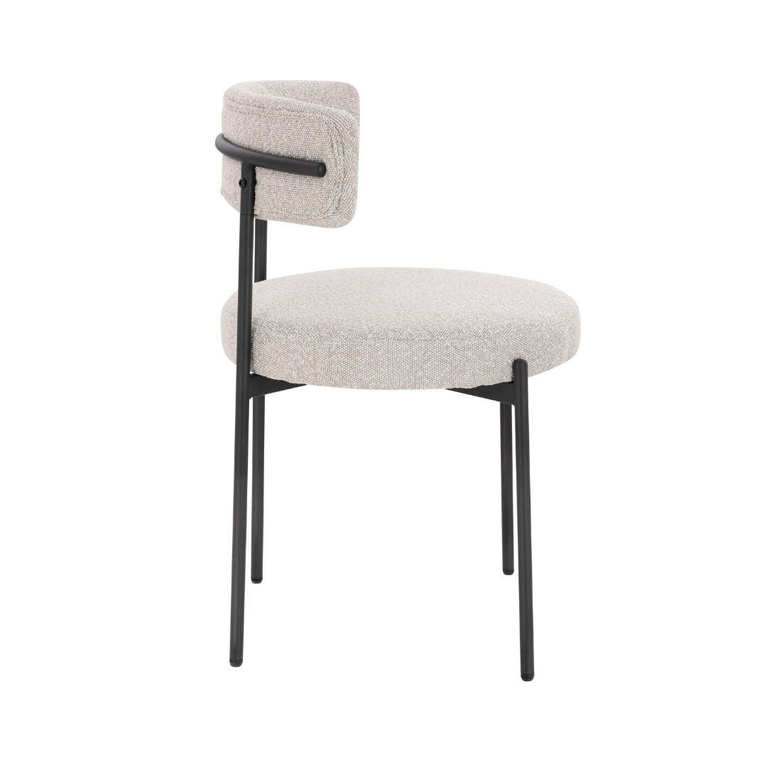 Libera Inesse Boucle Dining Chair