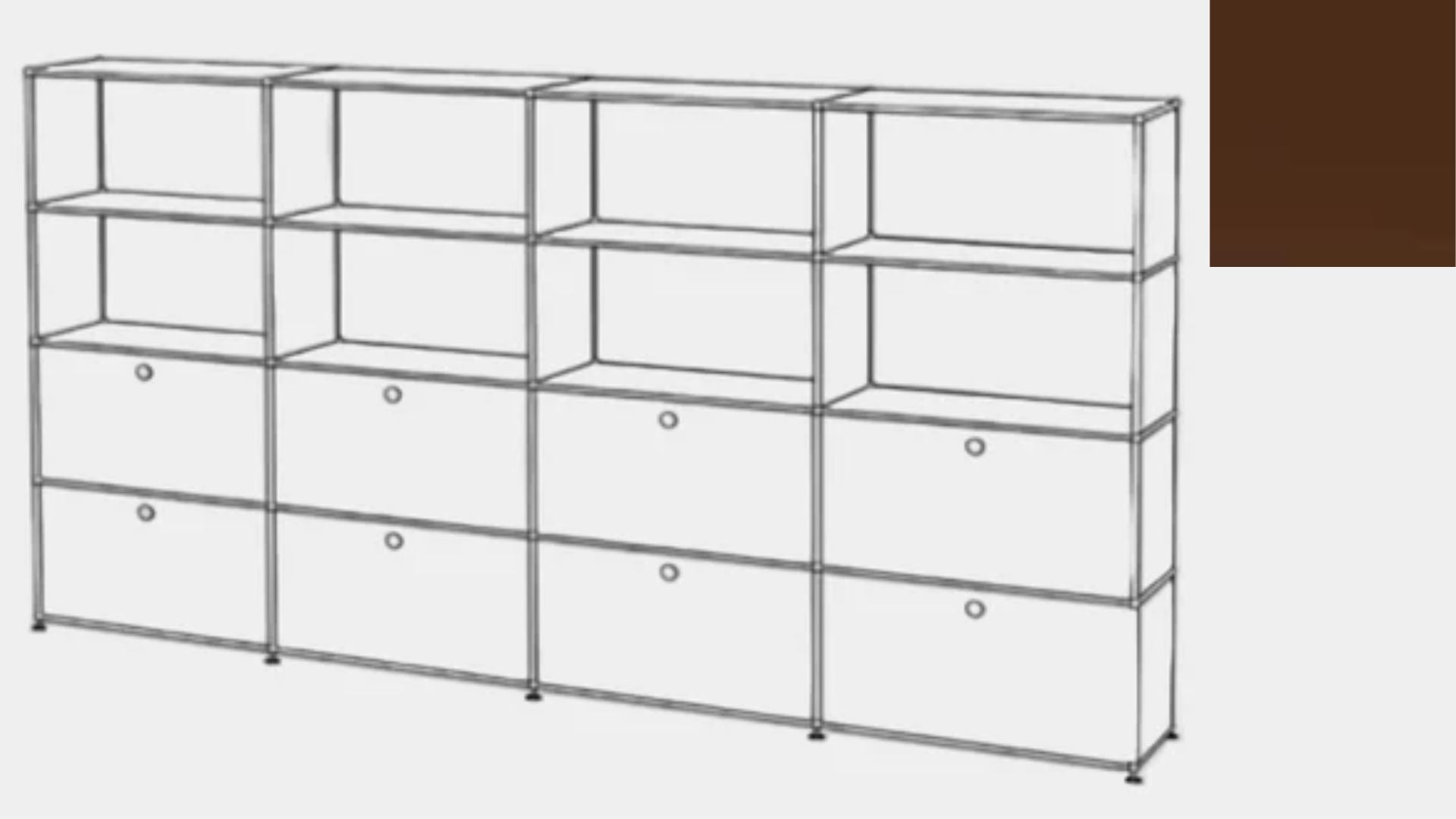 USM Haller S2 Storage Cabinet