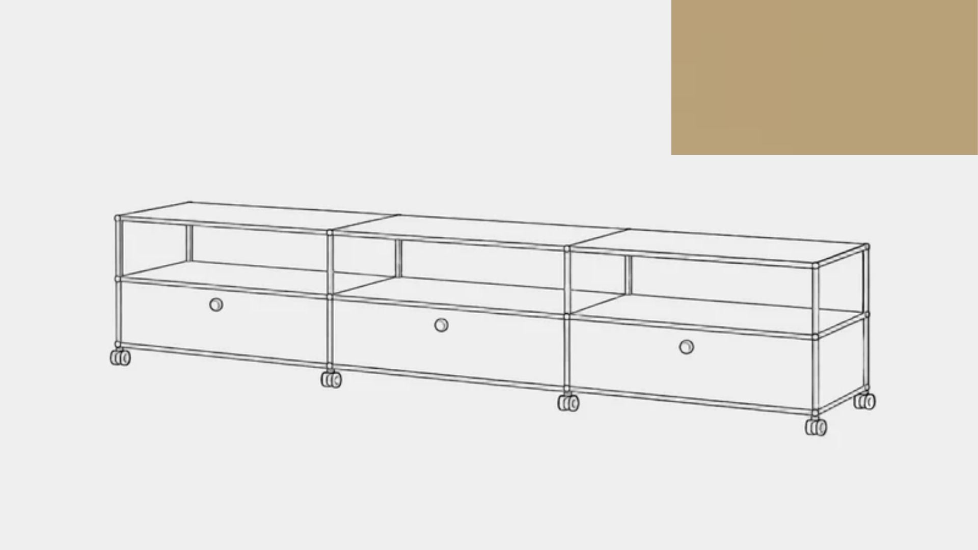 Console multimédia USM Haller
