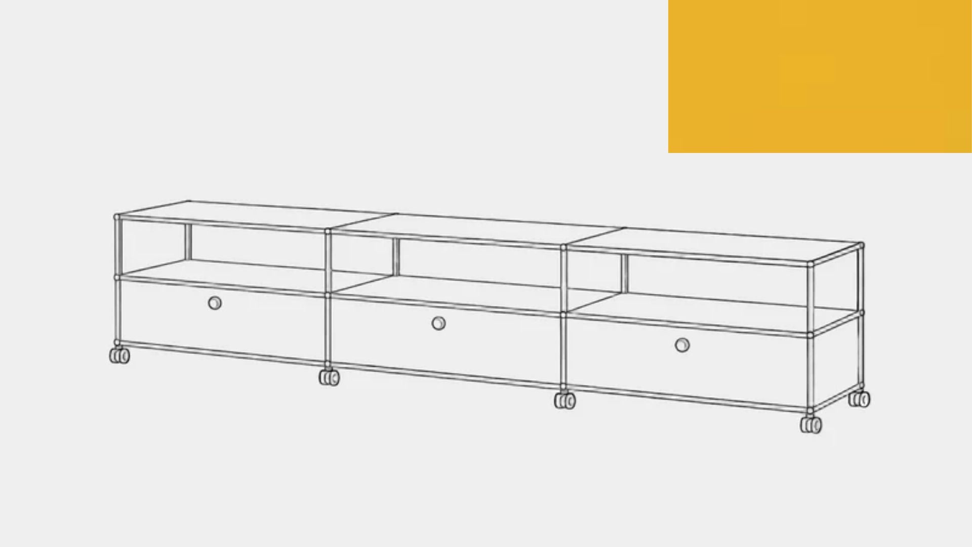 Console multimédia USM Haller