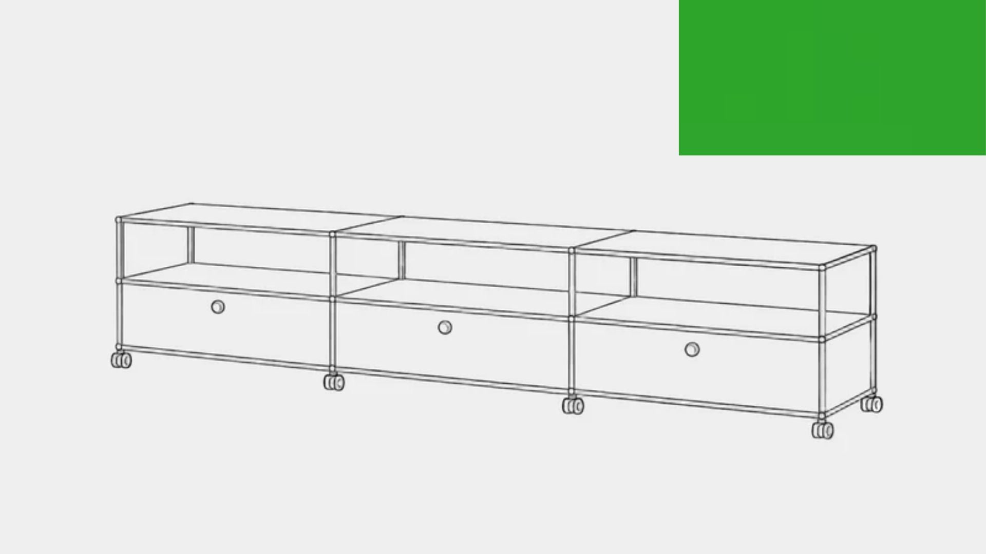 Console multimédia USM Haller