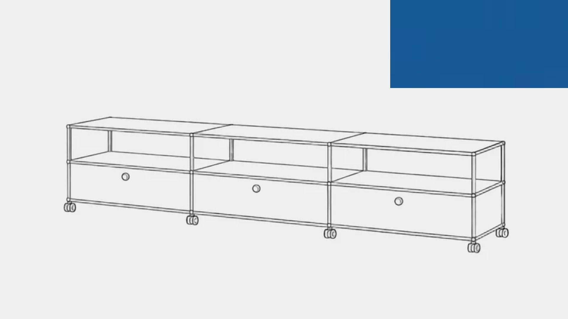 Console multimédia USM Haller