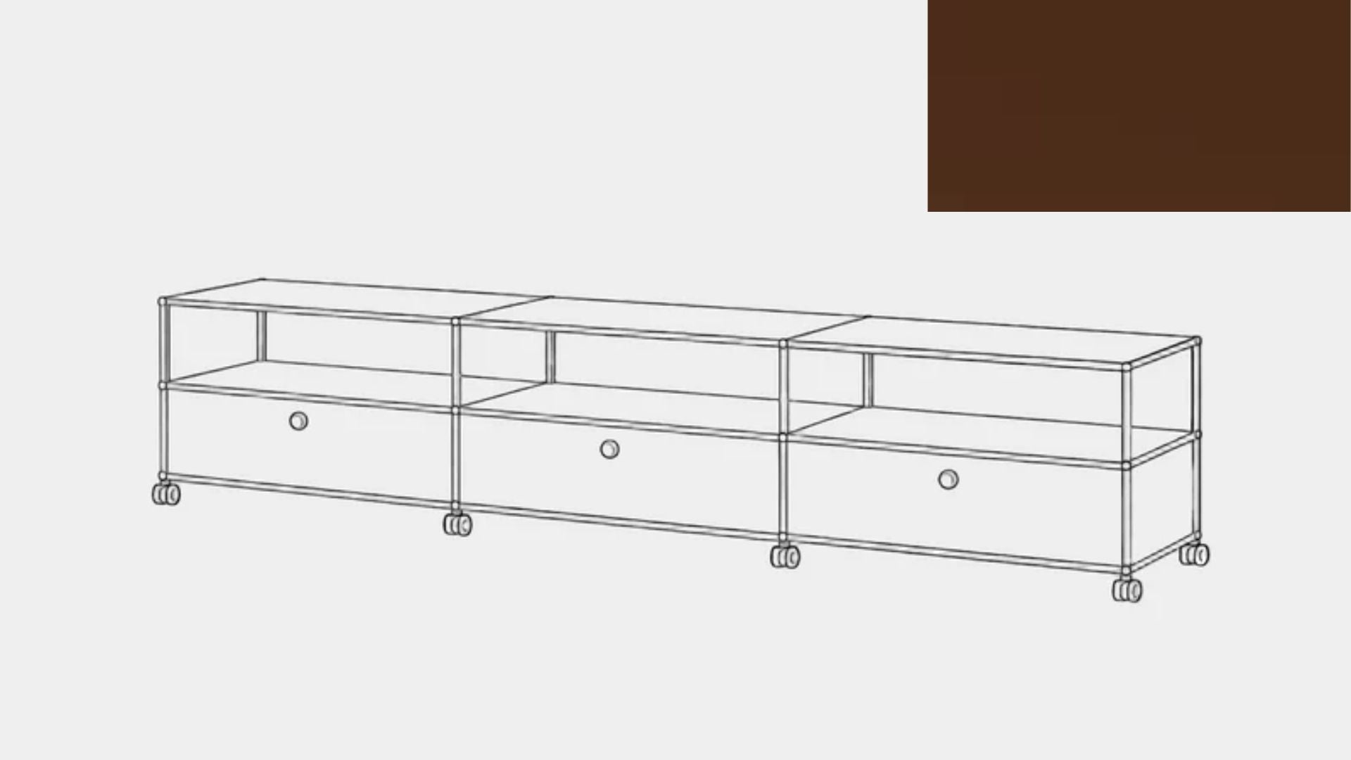 Console multimédia USM Haller