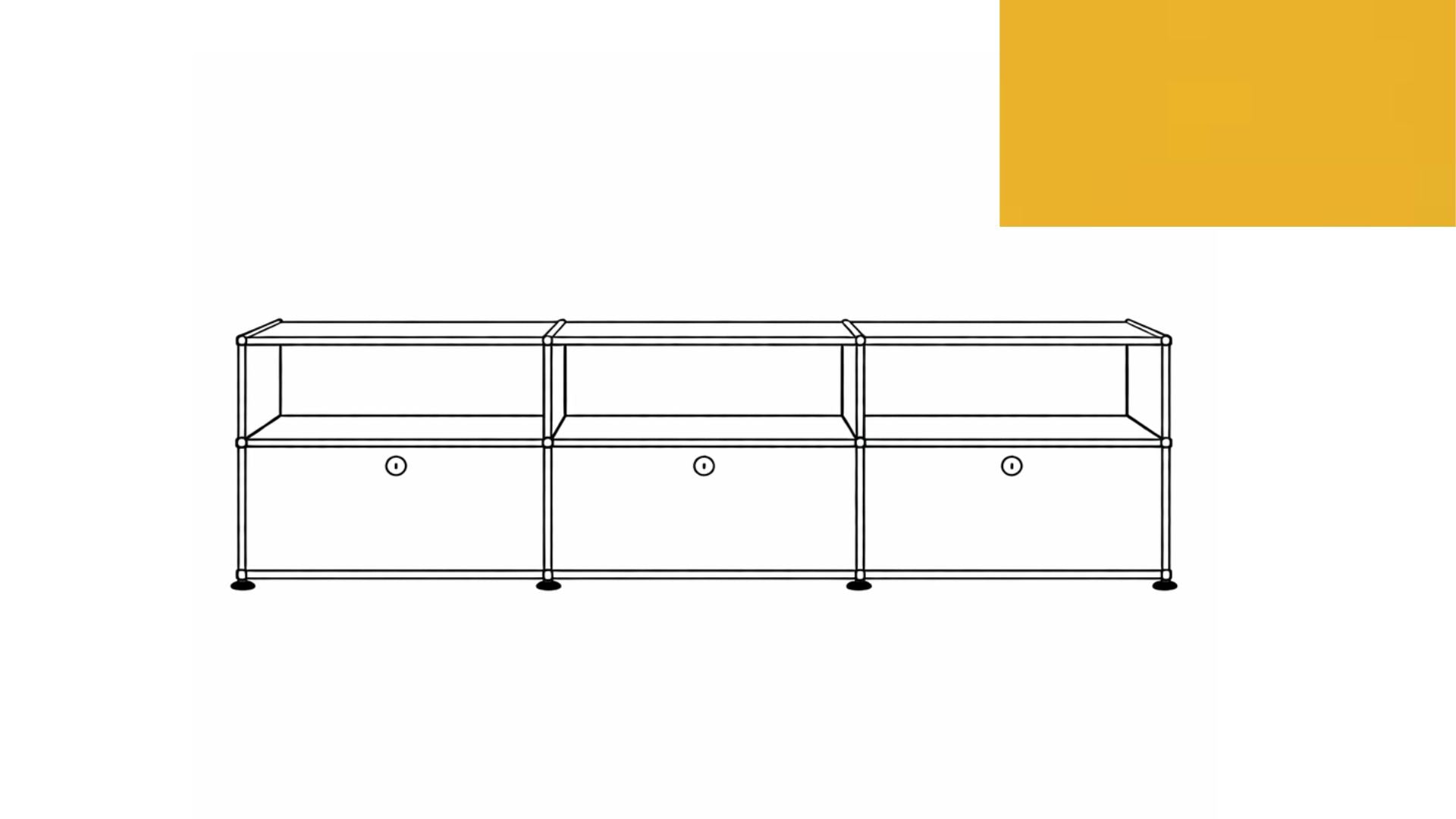 USM Haller C2A Credenza