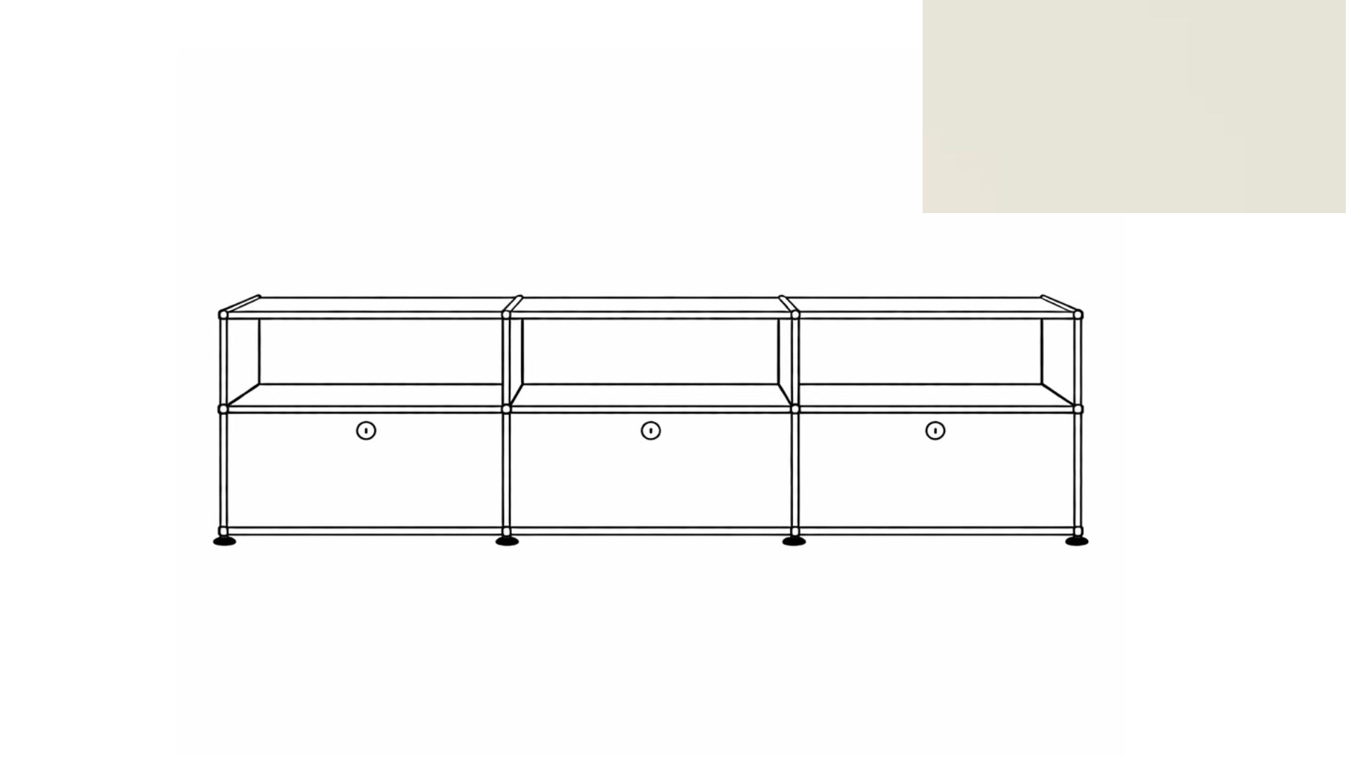 USM Haller C2A Credenza