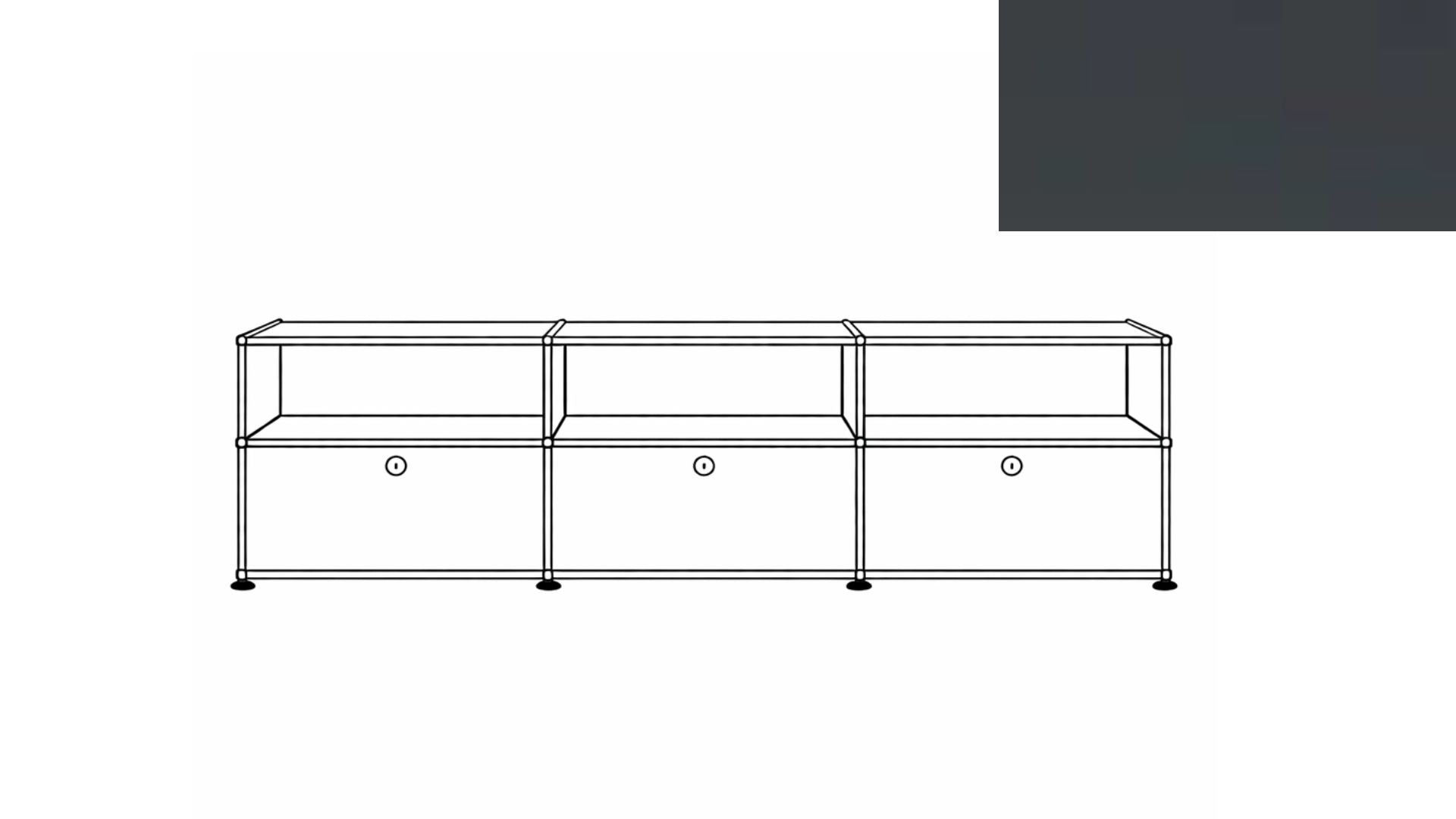 USM Haller C2A Credenza