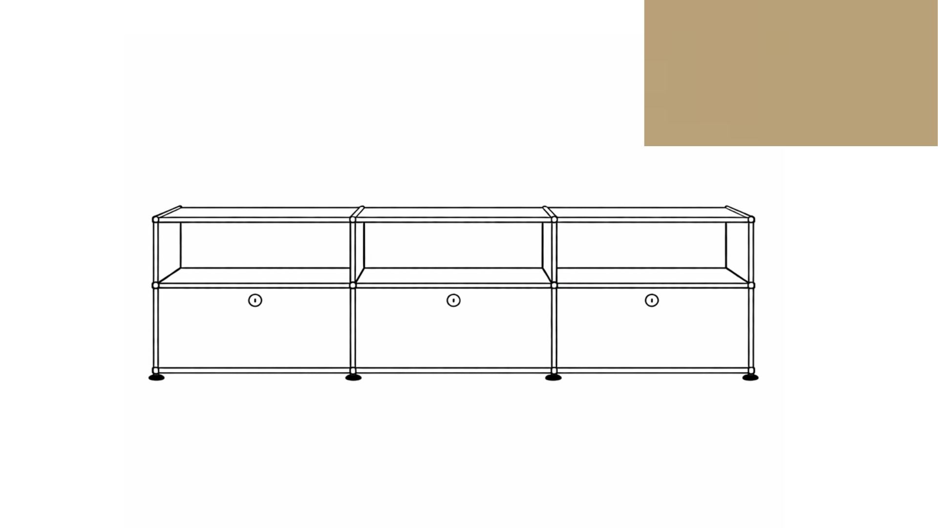 USM Haller C2A Credenza