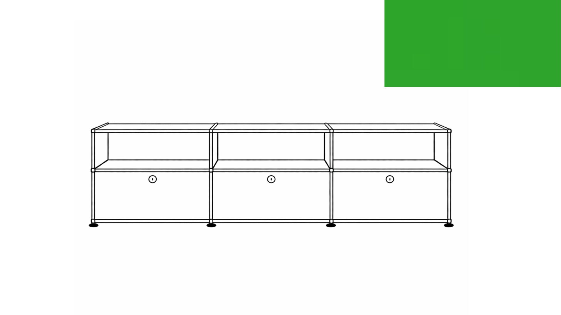 USM Haller C2A Credenza