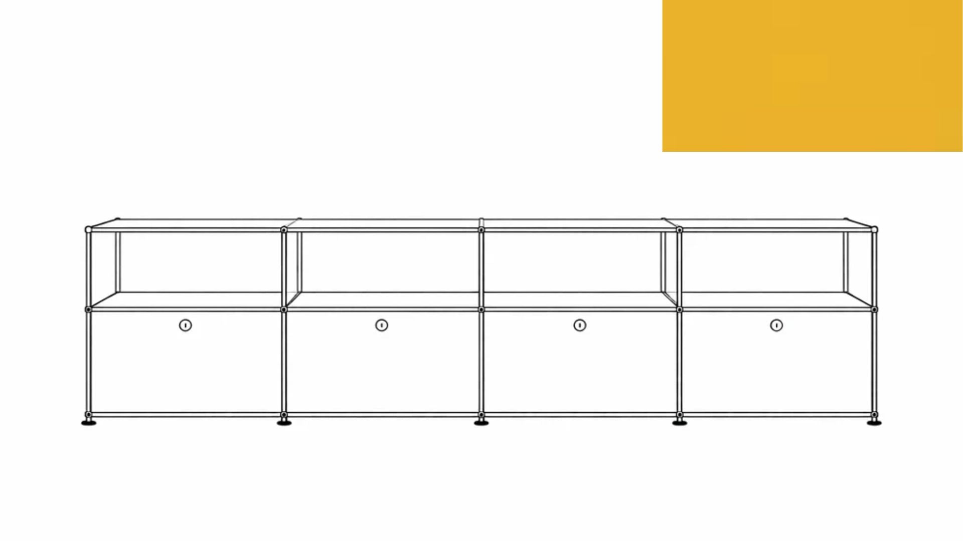 USM Haller C2A Credenza
