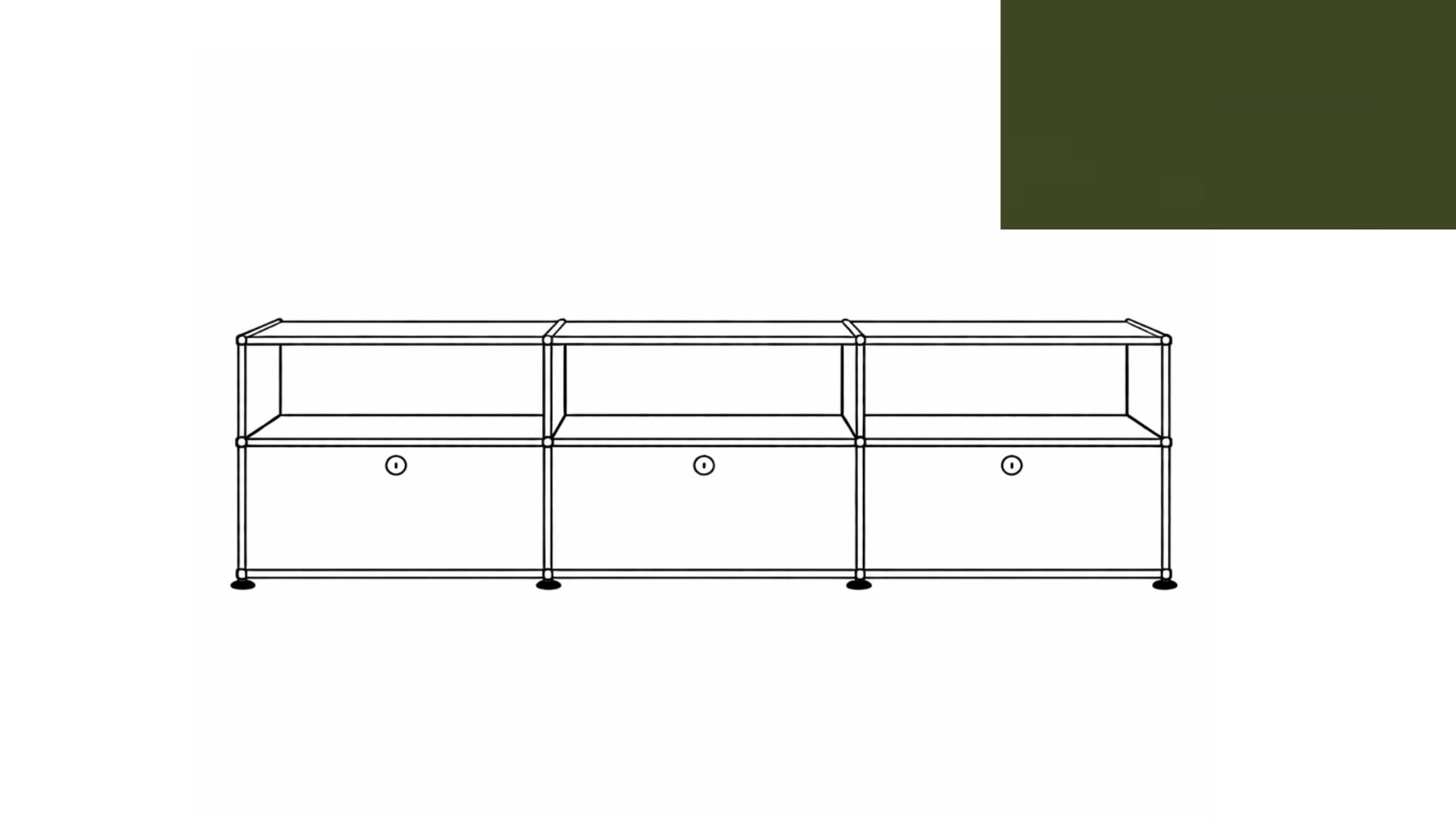 USM Haller C2A Credenza