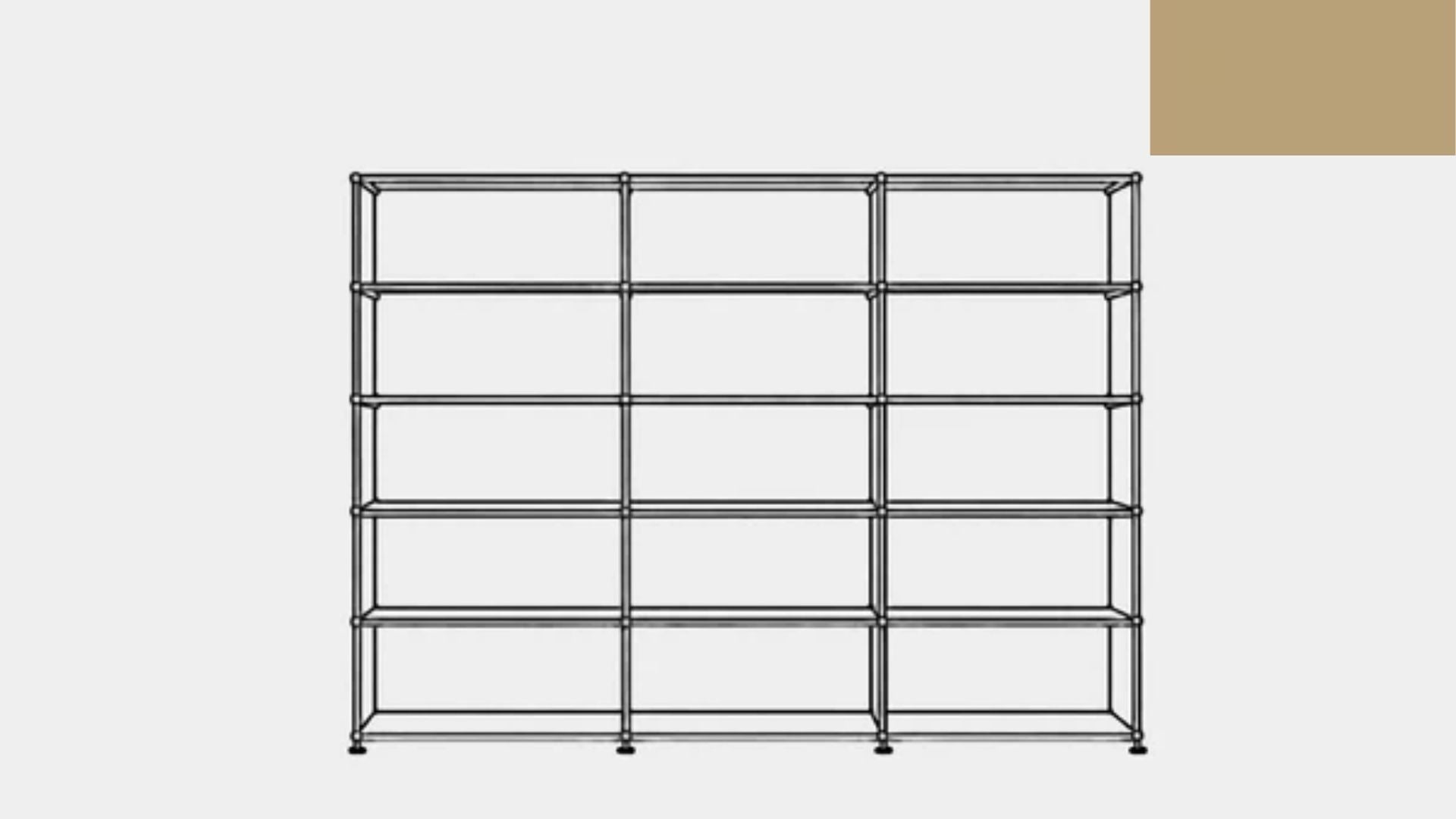 USM Haller H2 Open Shelf