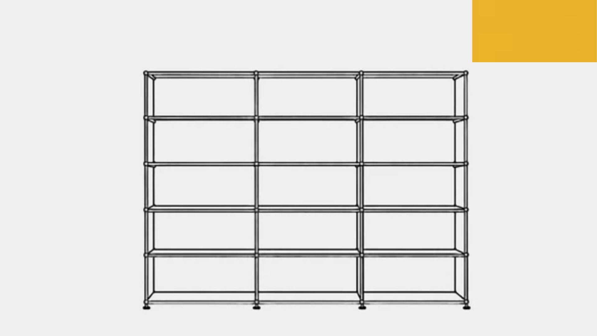 USM Haller H2 Open Shelf