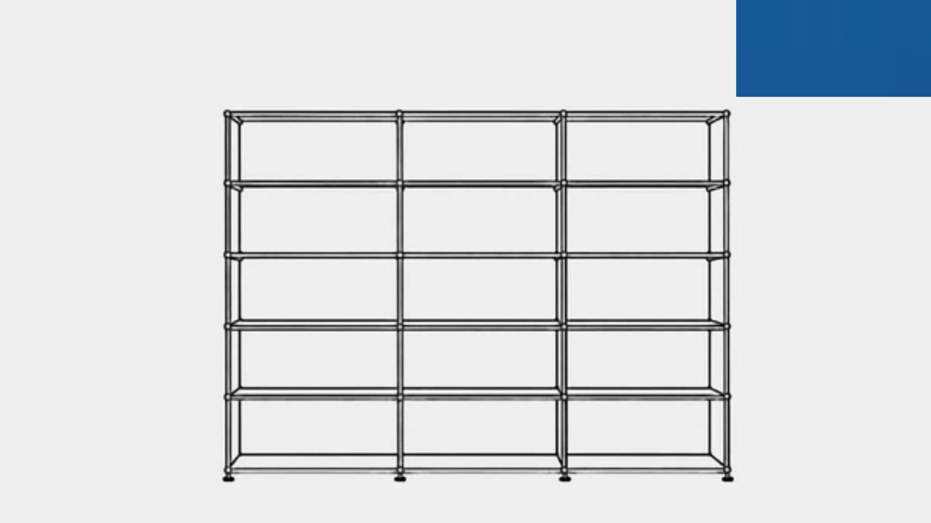 USM Haller H2 Open Shelf