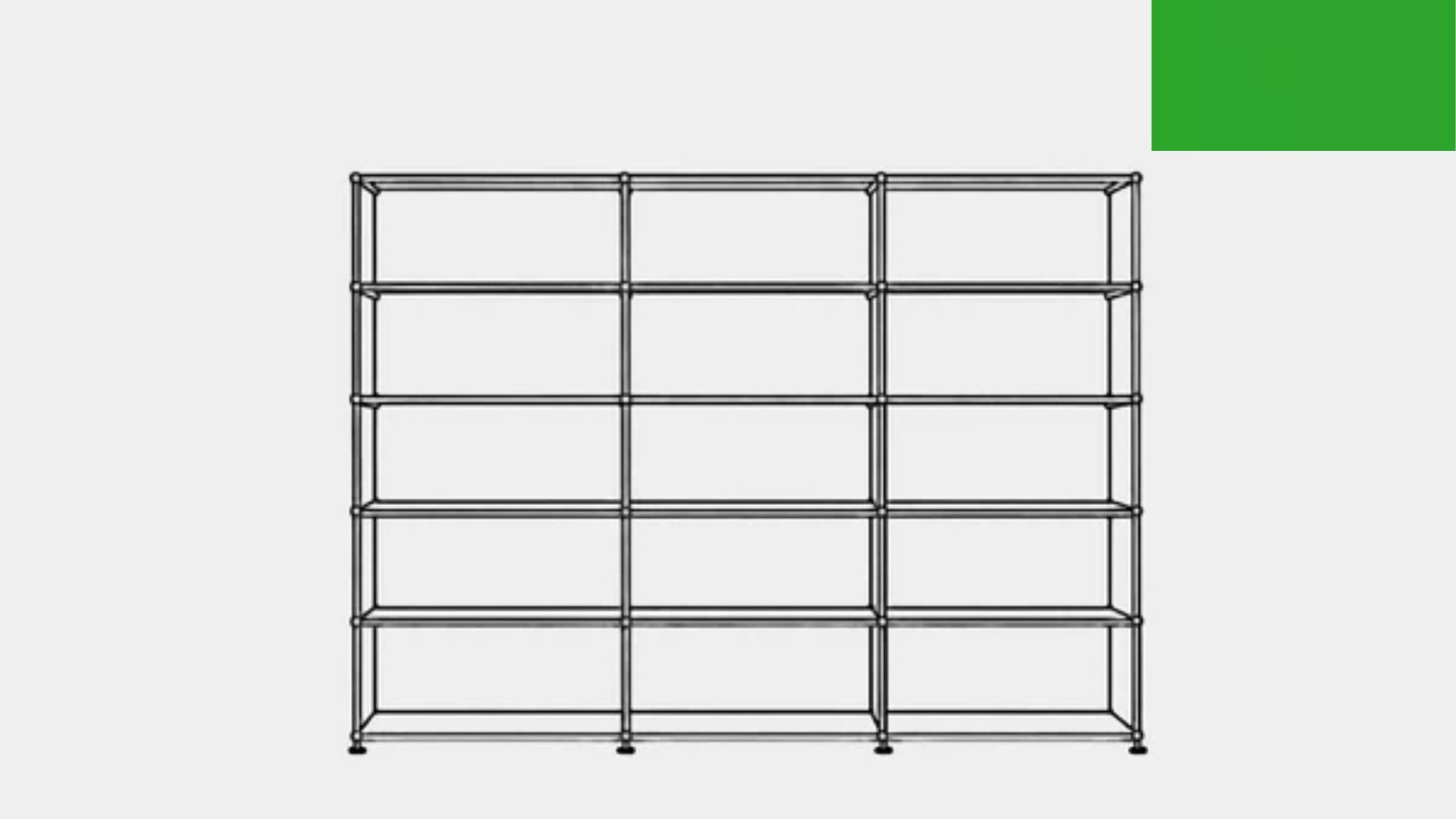 USM Haller H2 Open Shelf