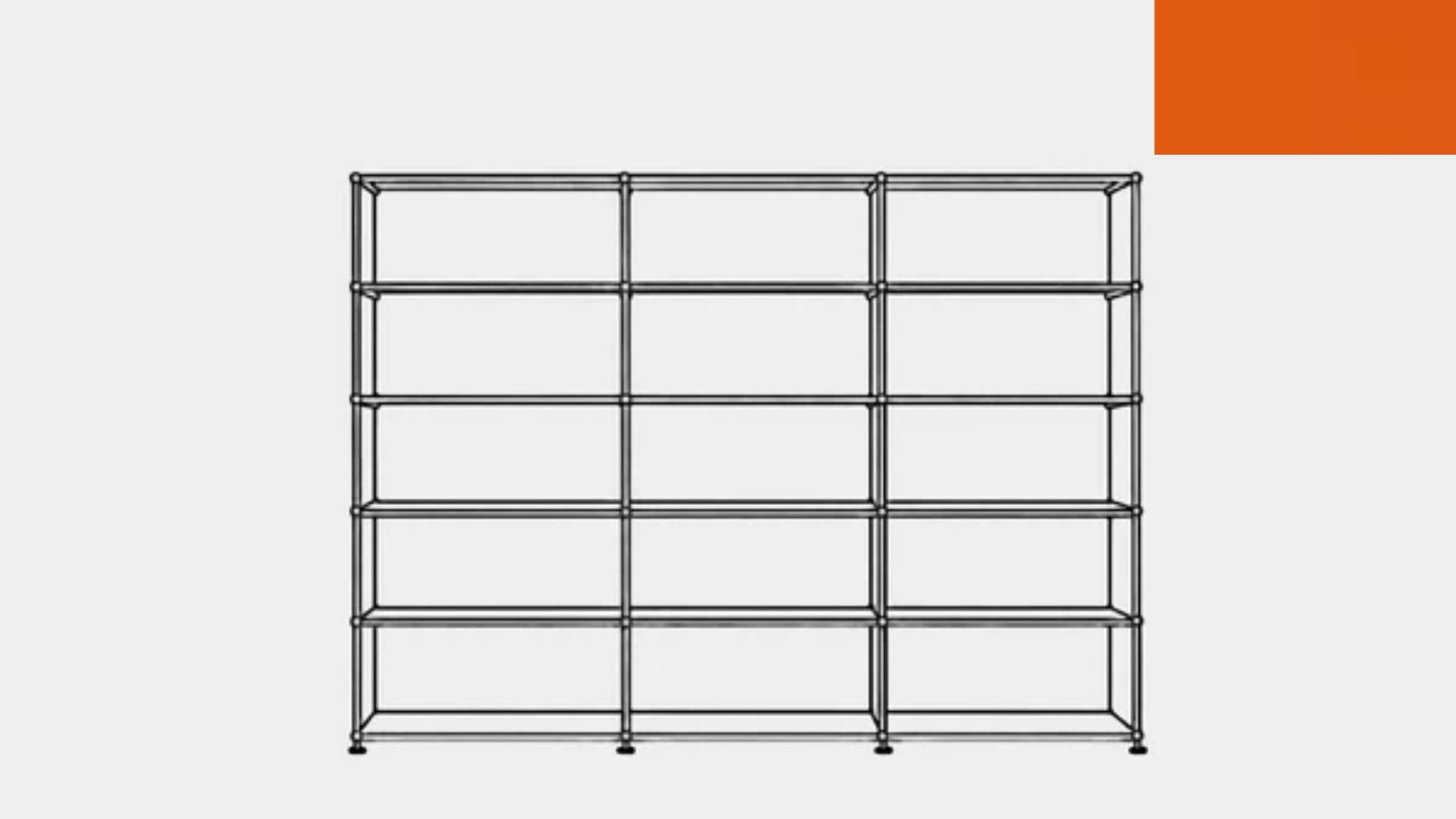 USM Haller H2 Open Shelf