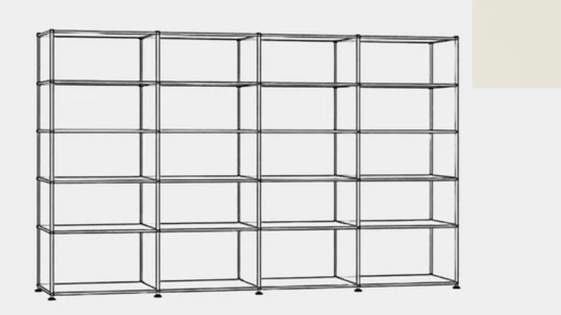 USM Haller H2 Open Shelf