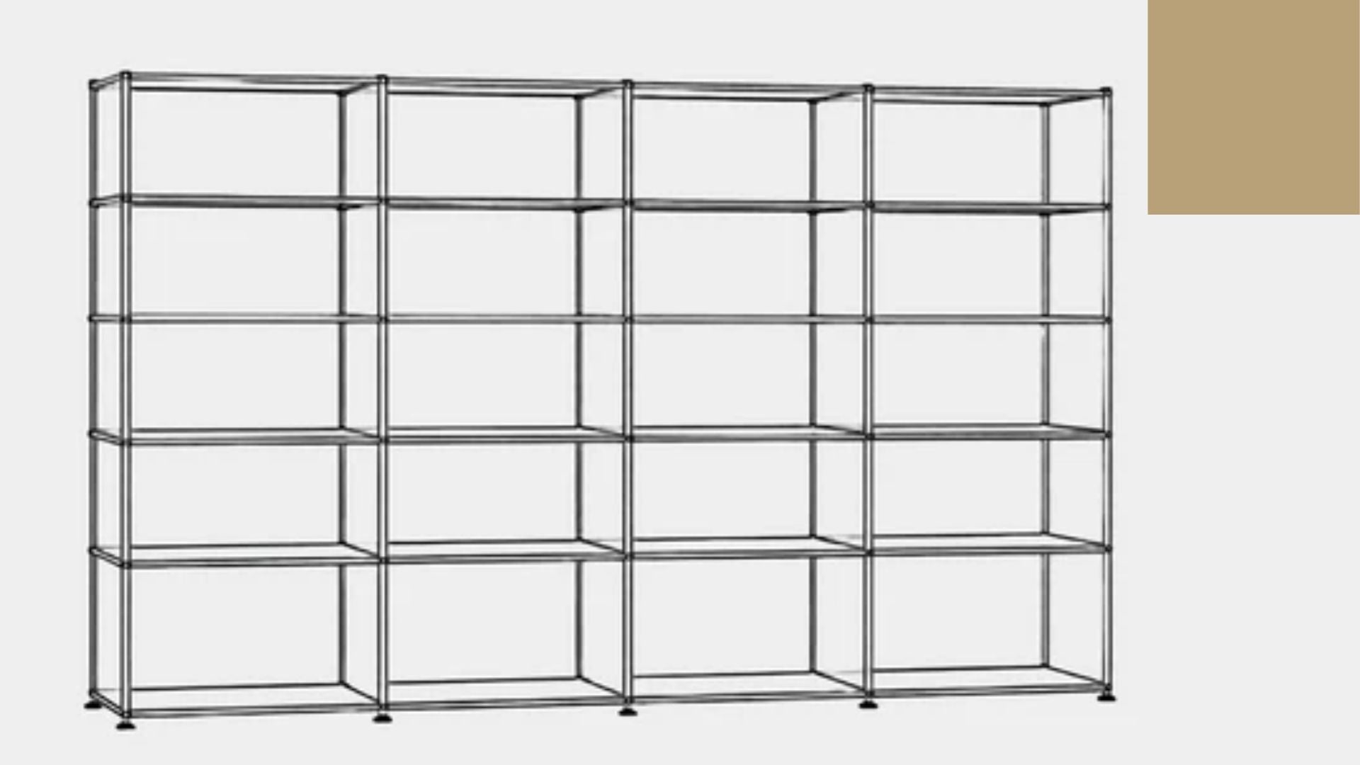 USM Haller H2 Open Shelf