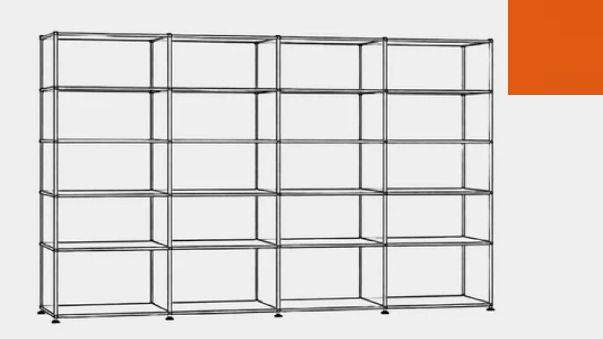 USM Haller H2 Open Shelf