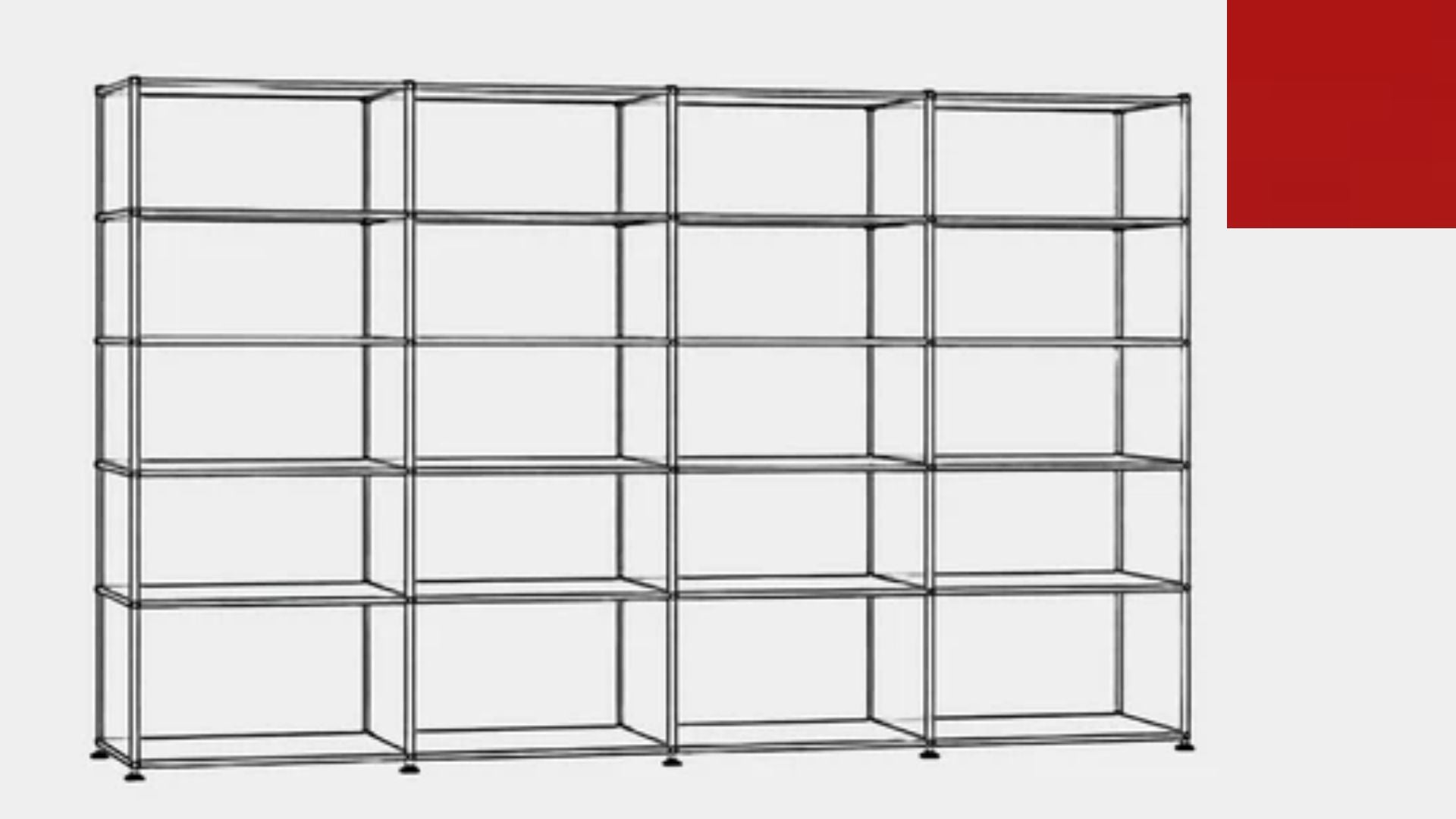 USM Haller H2 Open Shelf