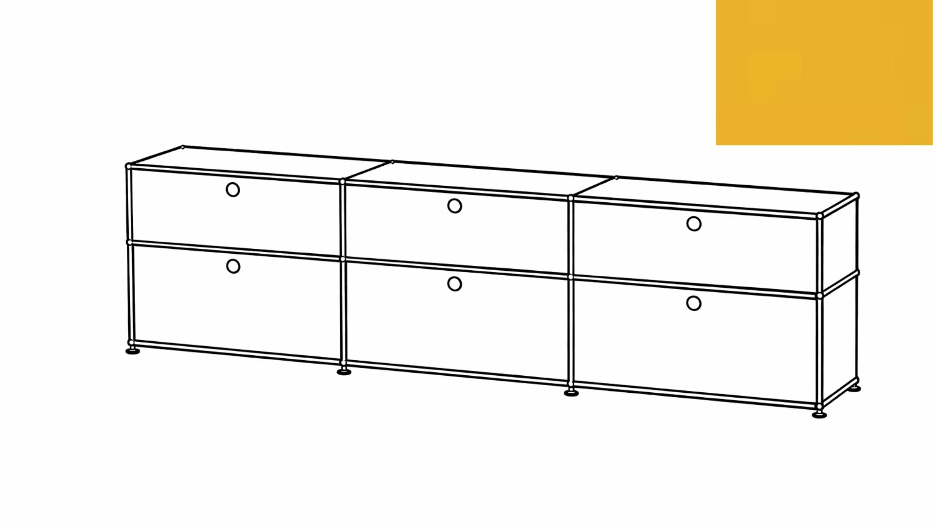 USM Haller Mid-Credenza