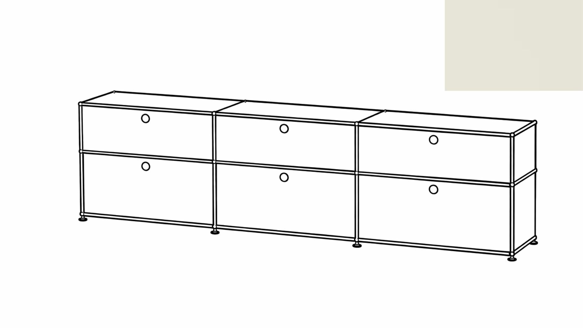 USM Haller Mid-Credenza