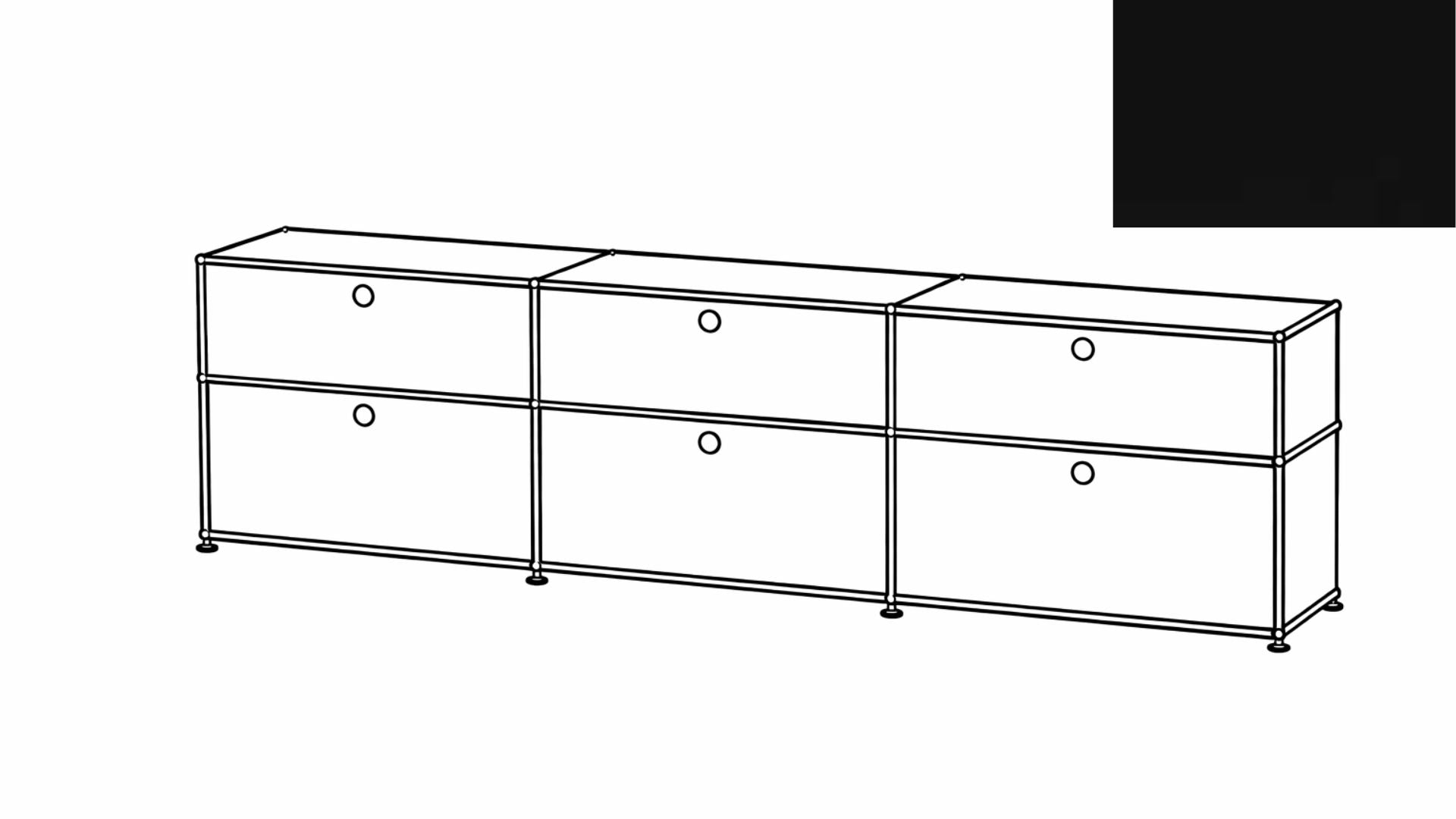USM Haller Mid-Credenza