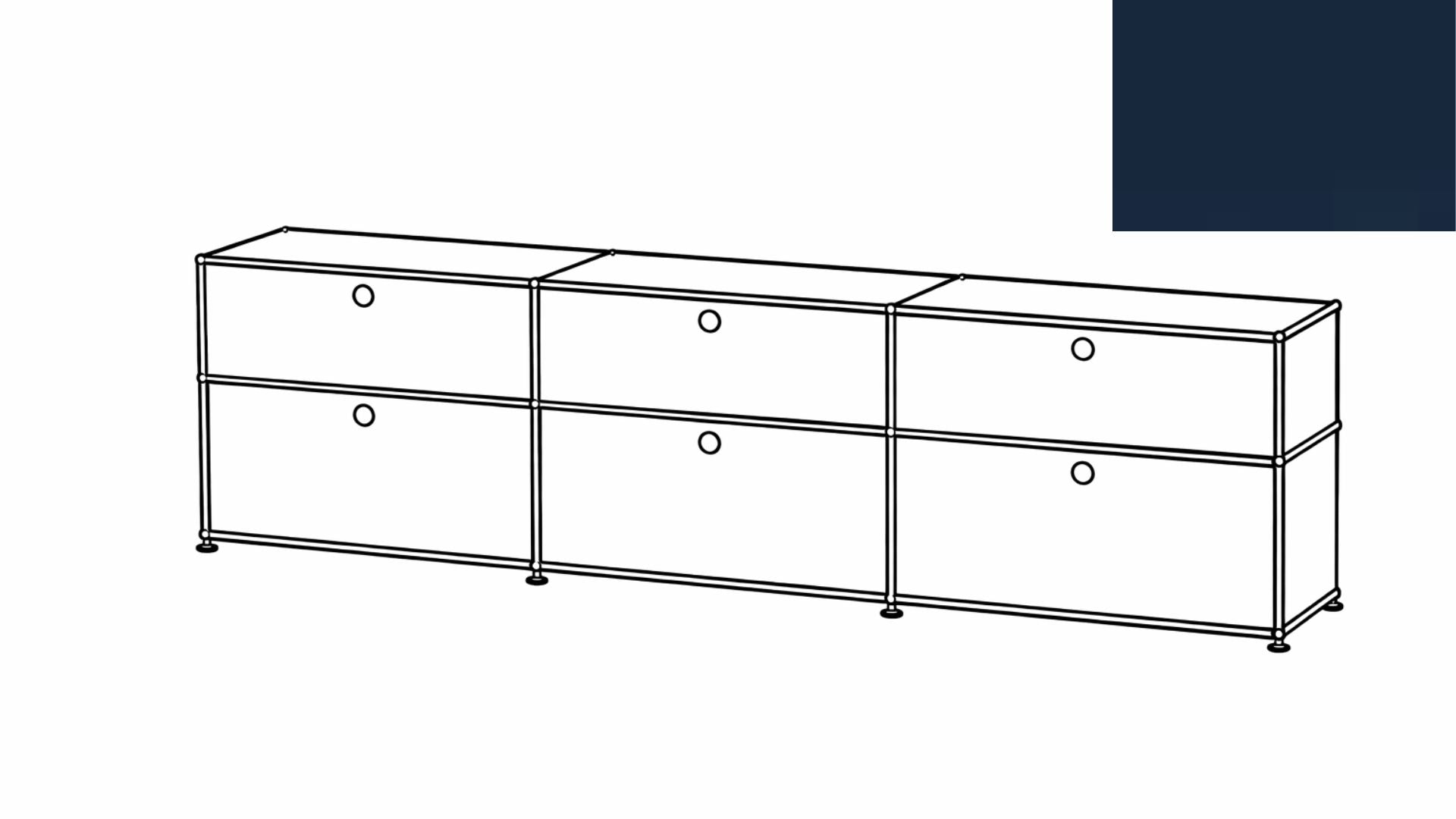 USM Haller Mid-Credenza