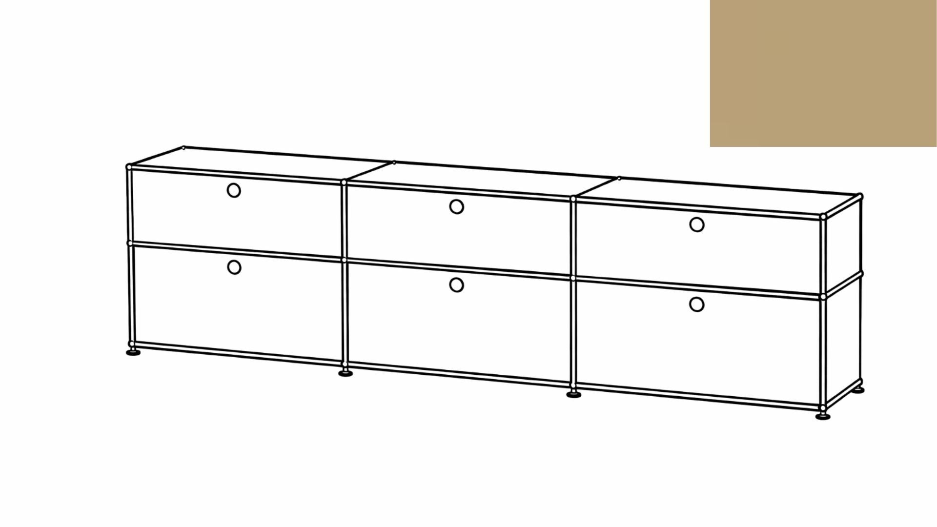 USM Haller Mid-Credenza