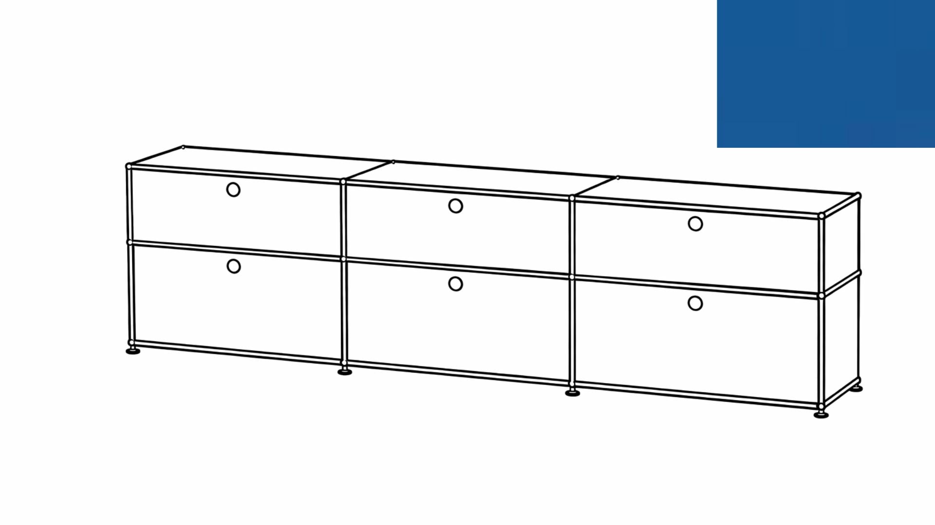 USM Haller Mid-Credenza
