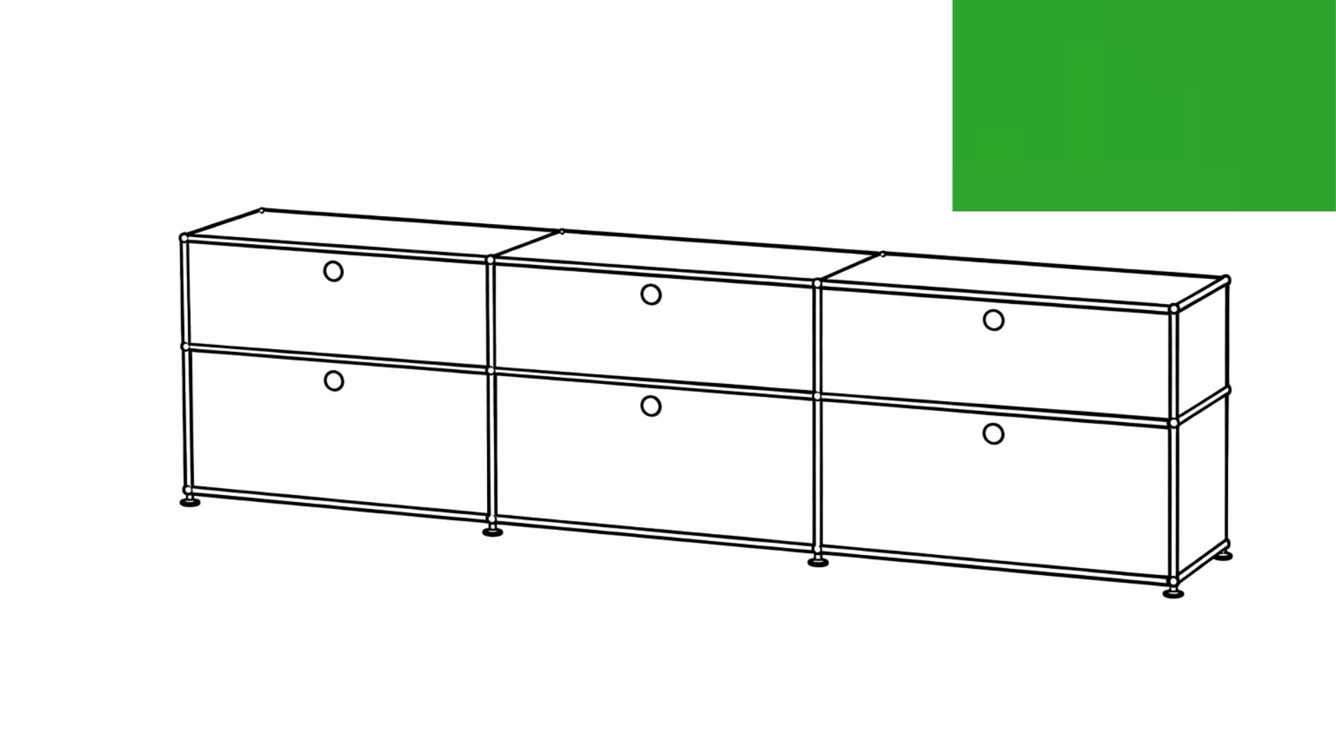 USM Haller Mid-Credenza
