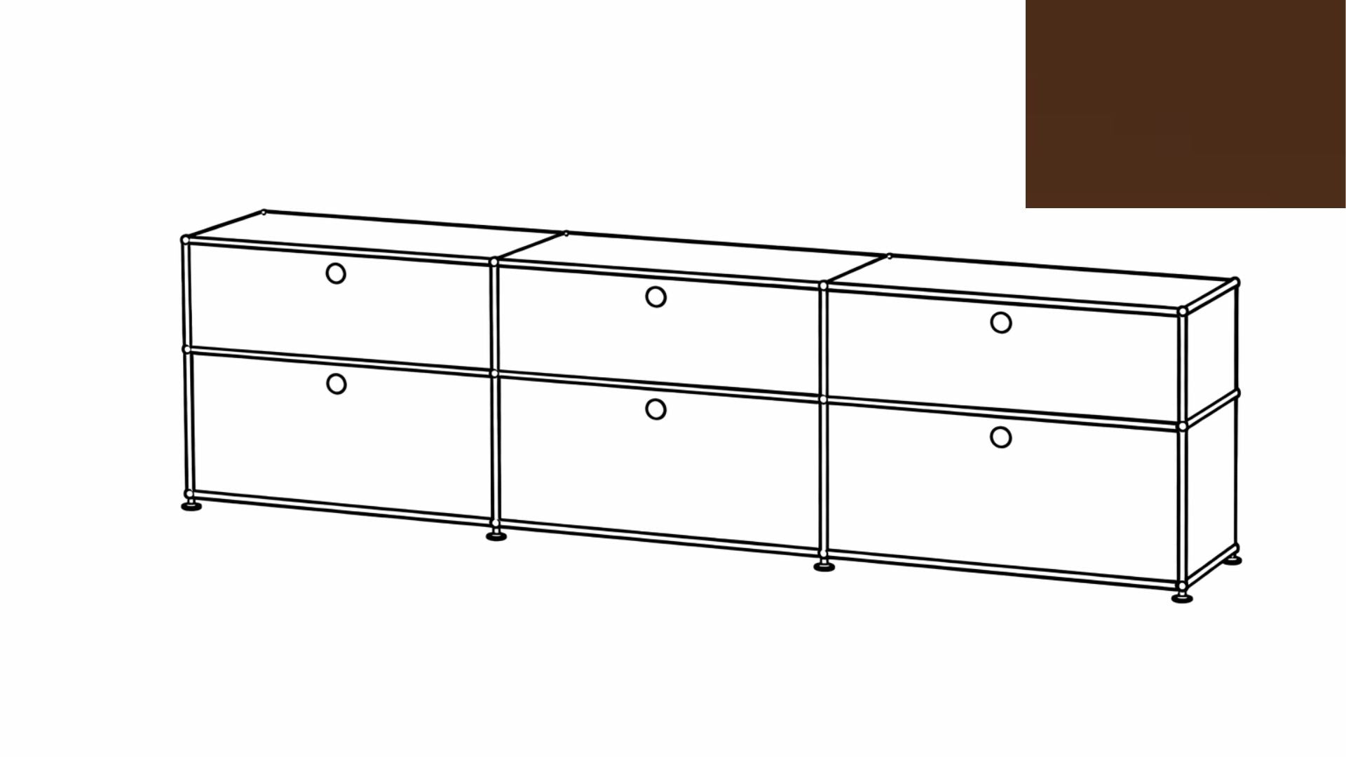 USM Haller Mid-Credenza